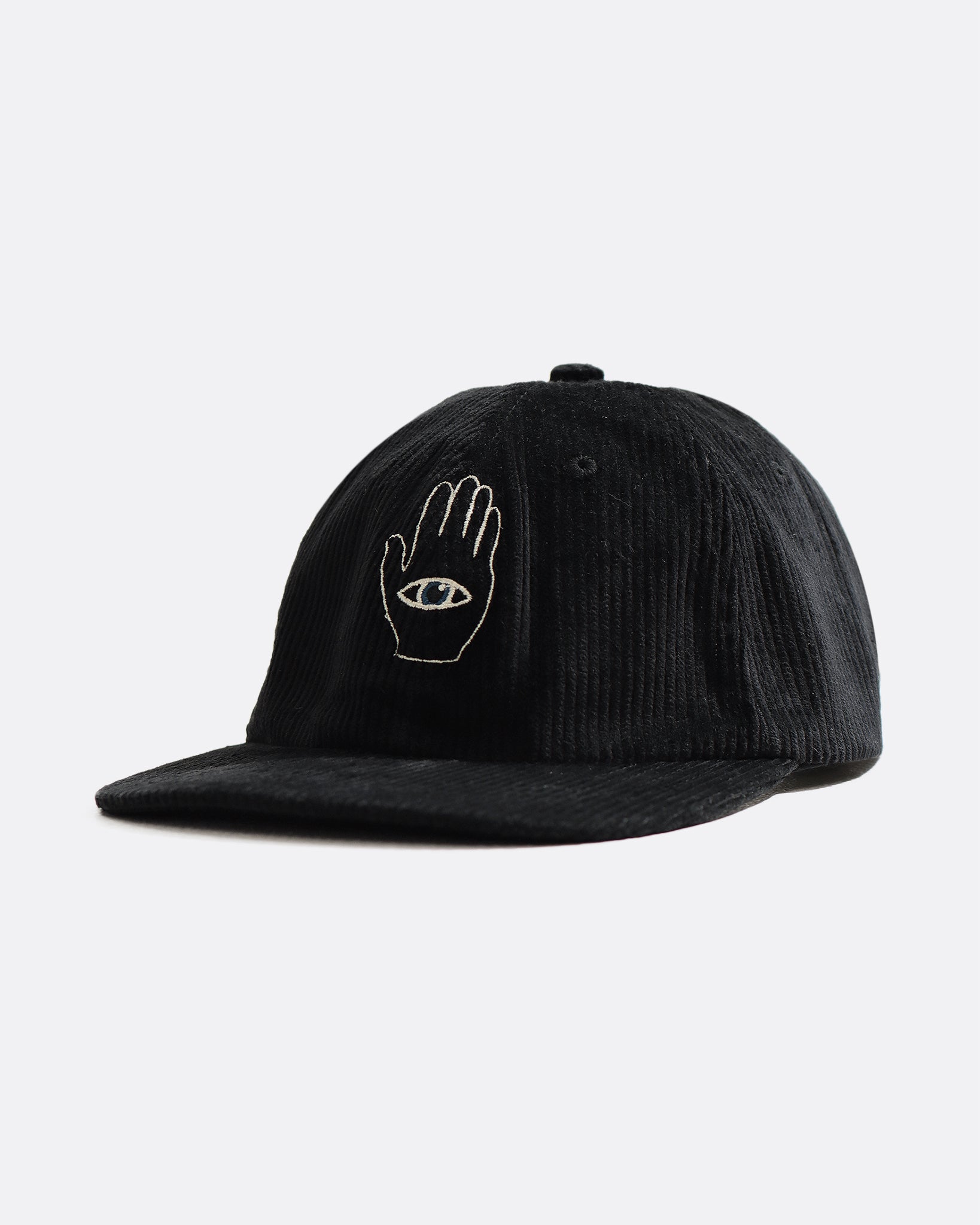Caps · Hand-Eye Embroidered Cap - Black