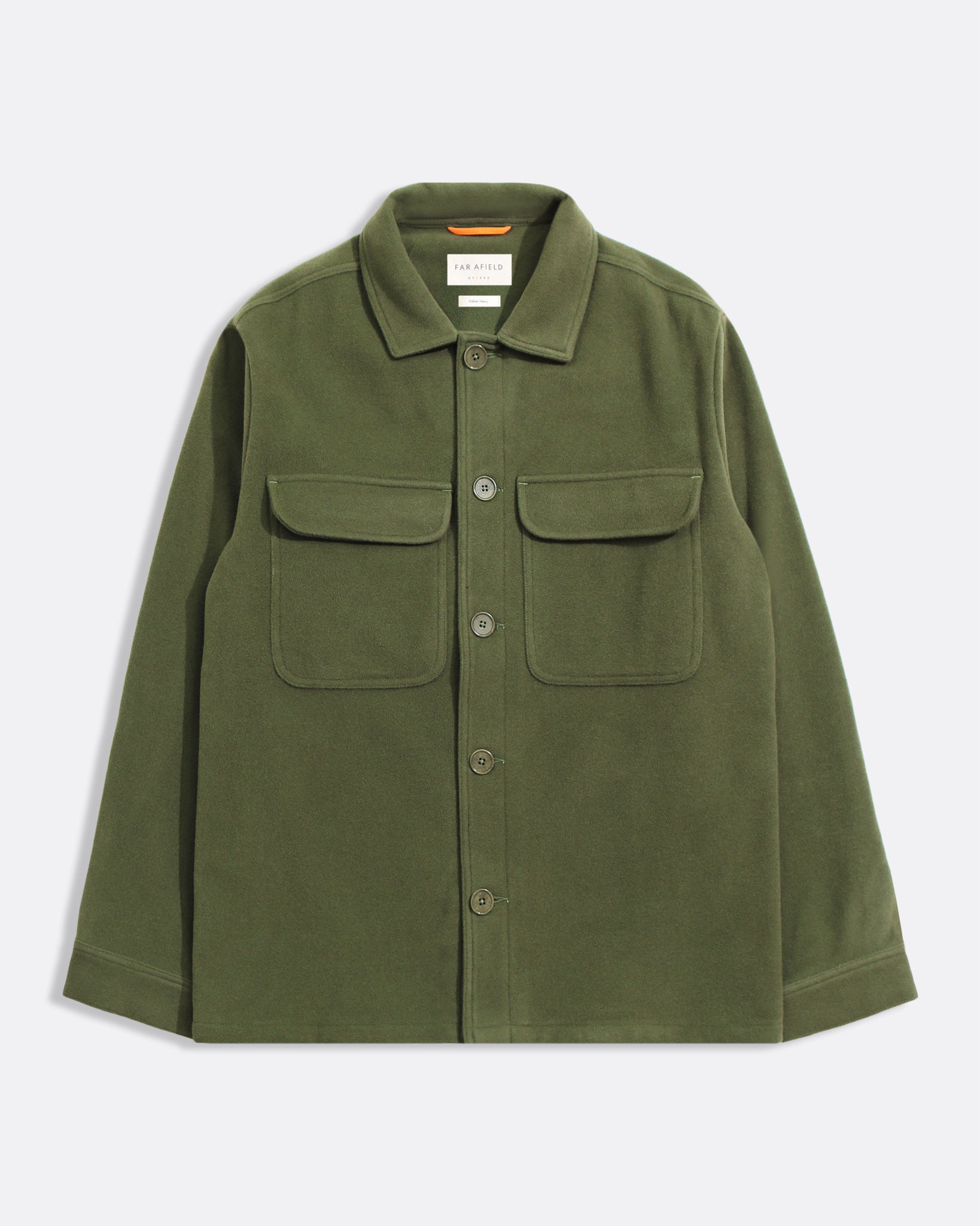 Normsk Jacket – Green | Italian Melton with Cashmere – Far Afield