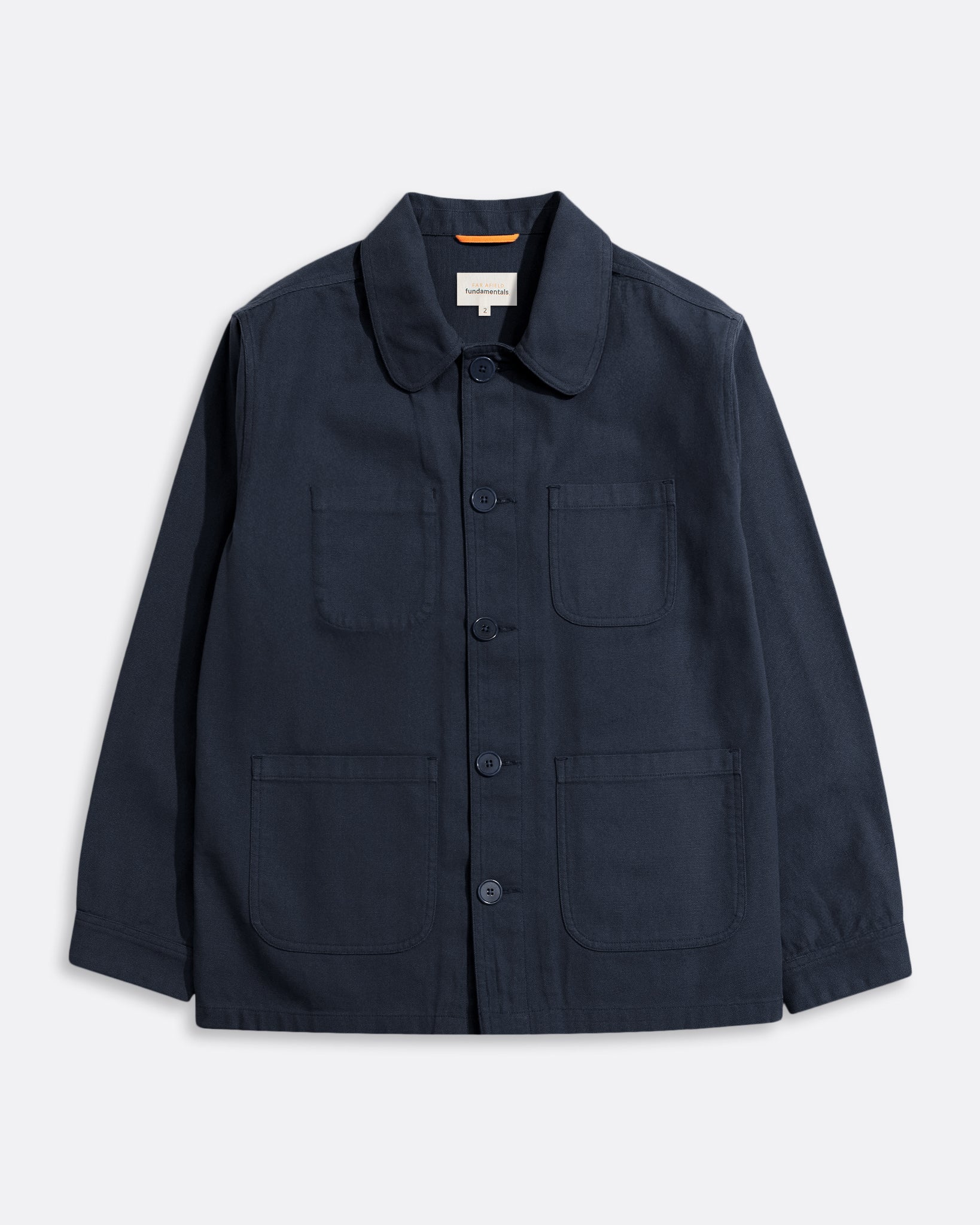 Station Jacket | Men's Chore Jacket in Navy Canvas · Far Afield