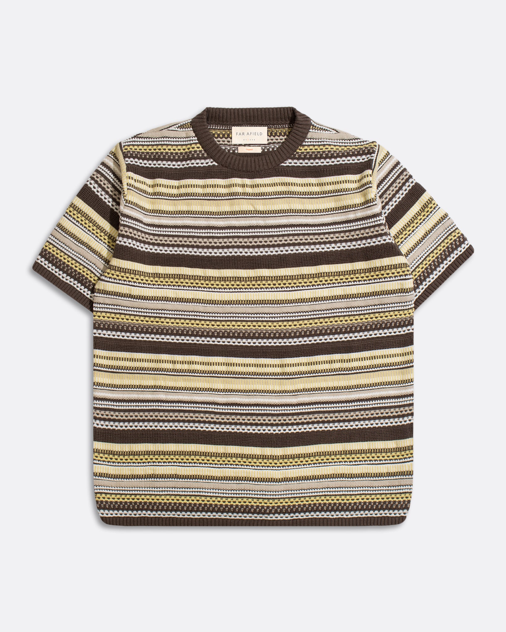 Knitted Tops · Newport Knit Top - Dark Brown Stripe