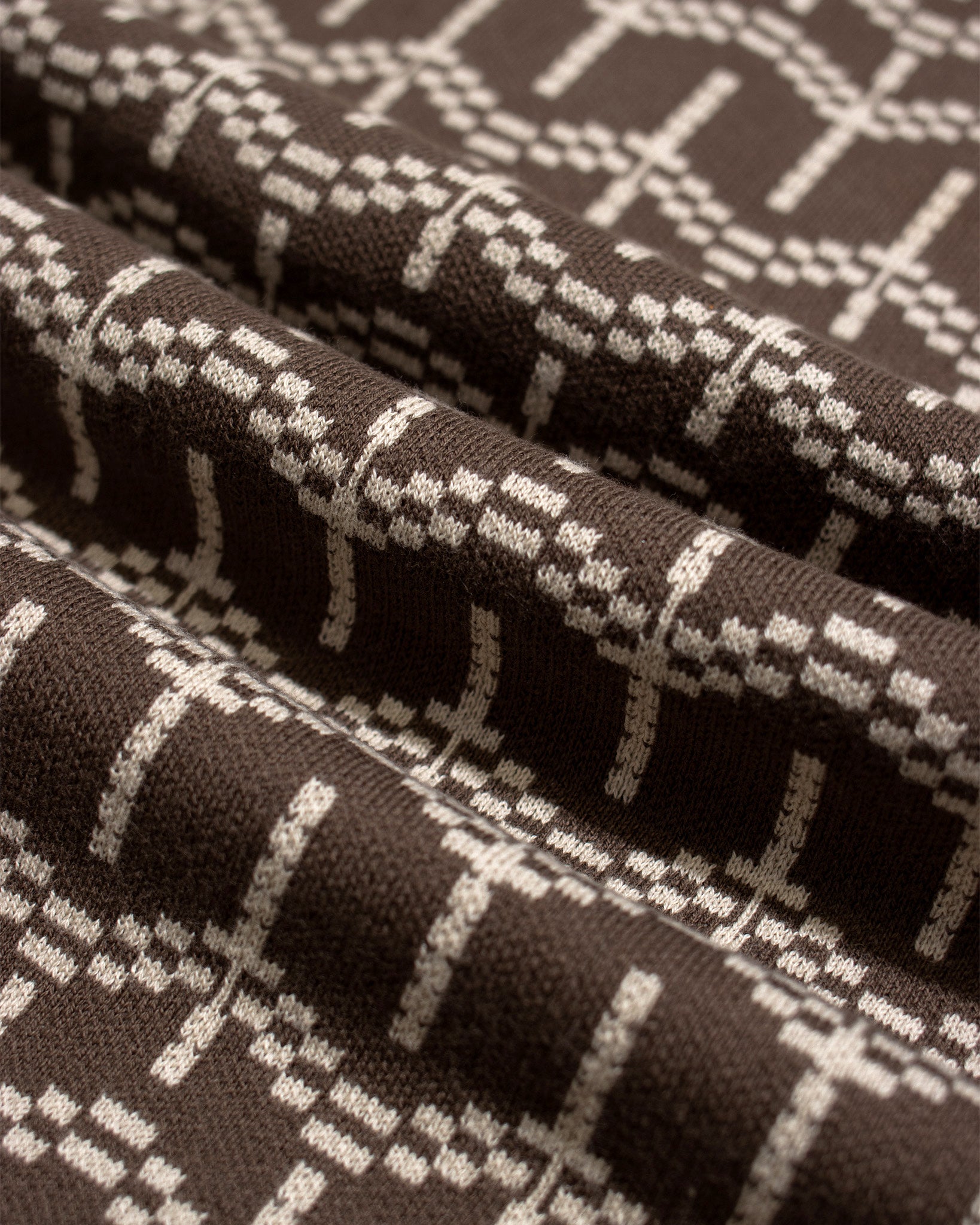 Cardigans · Zigger Cardigan - Palm Tree Dark Brown