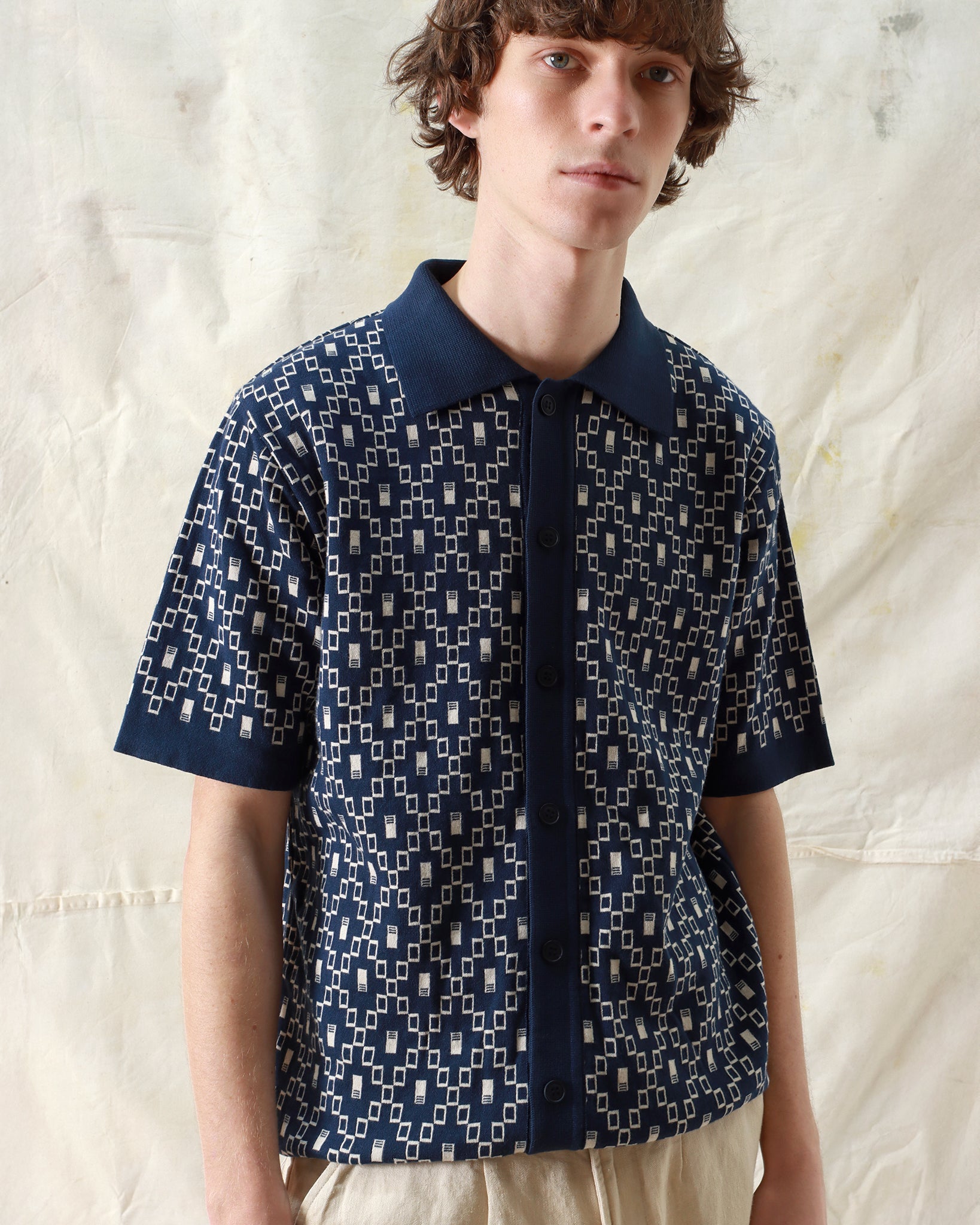 Cardigans · Zigger Cardigan - Diamantes Navy Iris