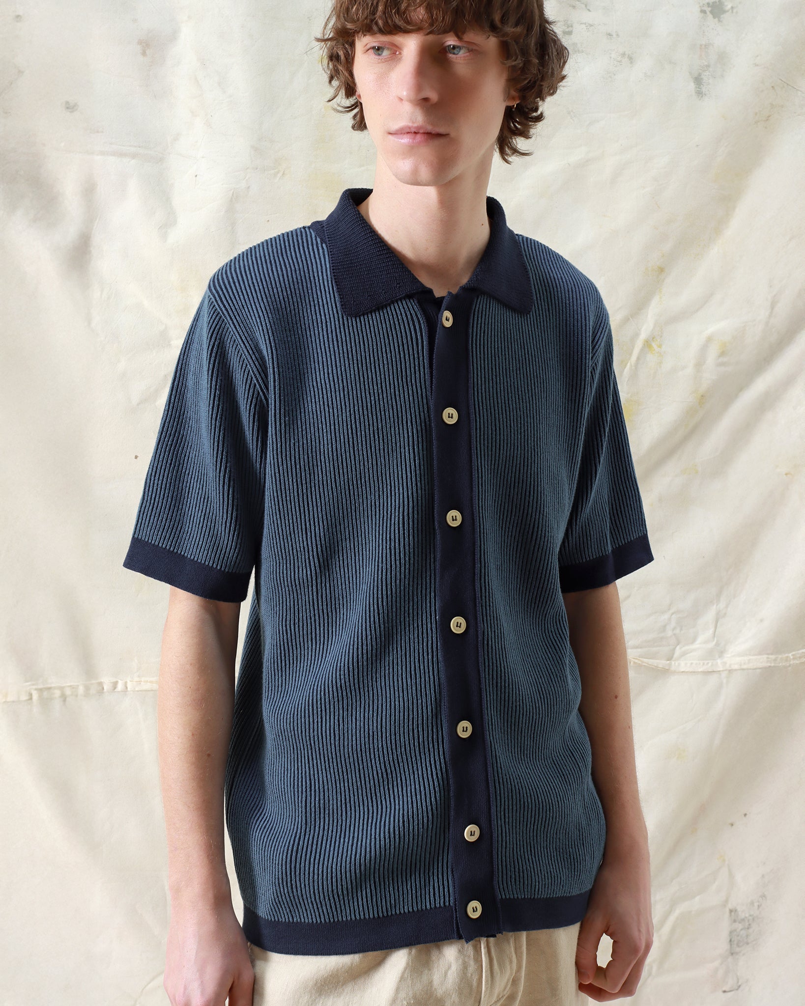 Cardigans · Velzy Cardigan - Helio Stripe Navy Iris