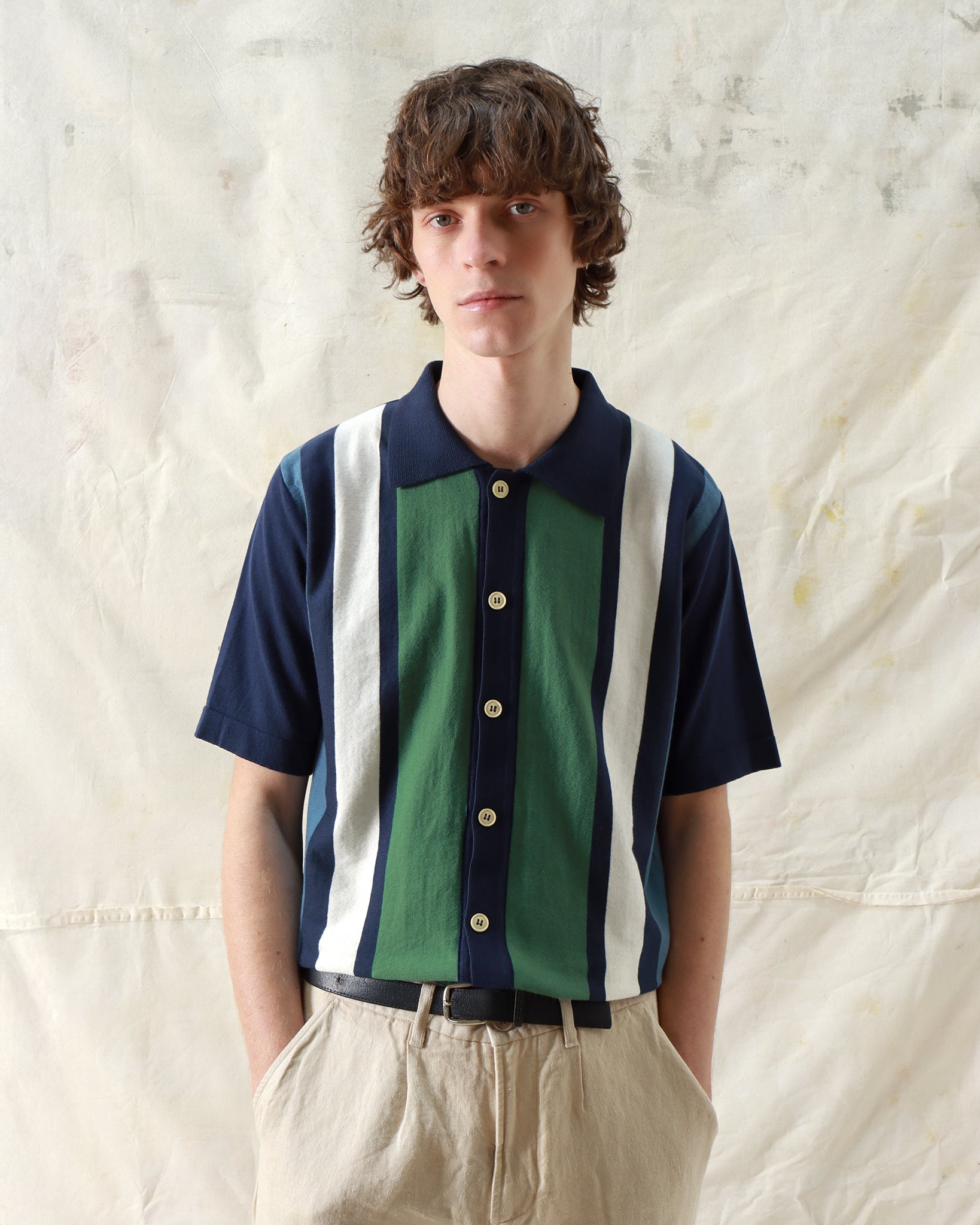 Cardigans · Velzy Cardigan - Neto Stripe Navy Iris