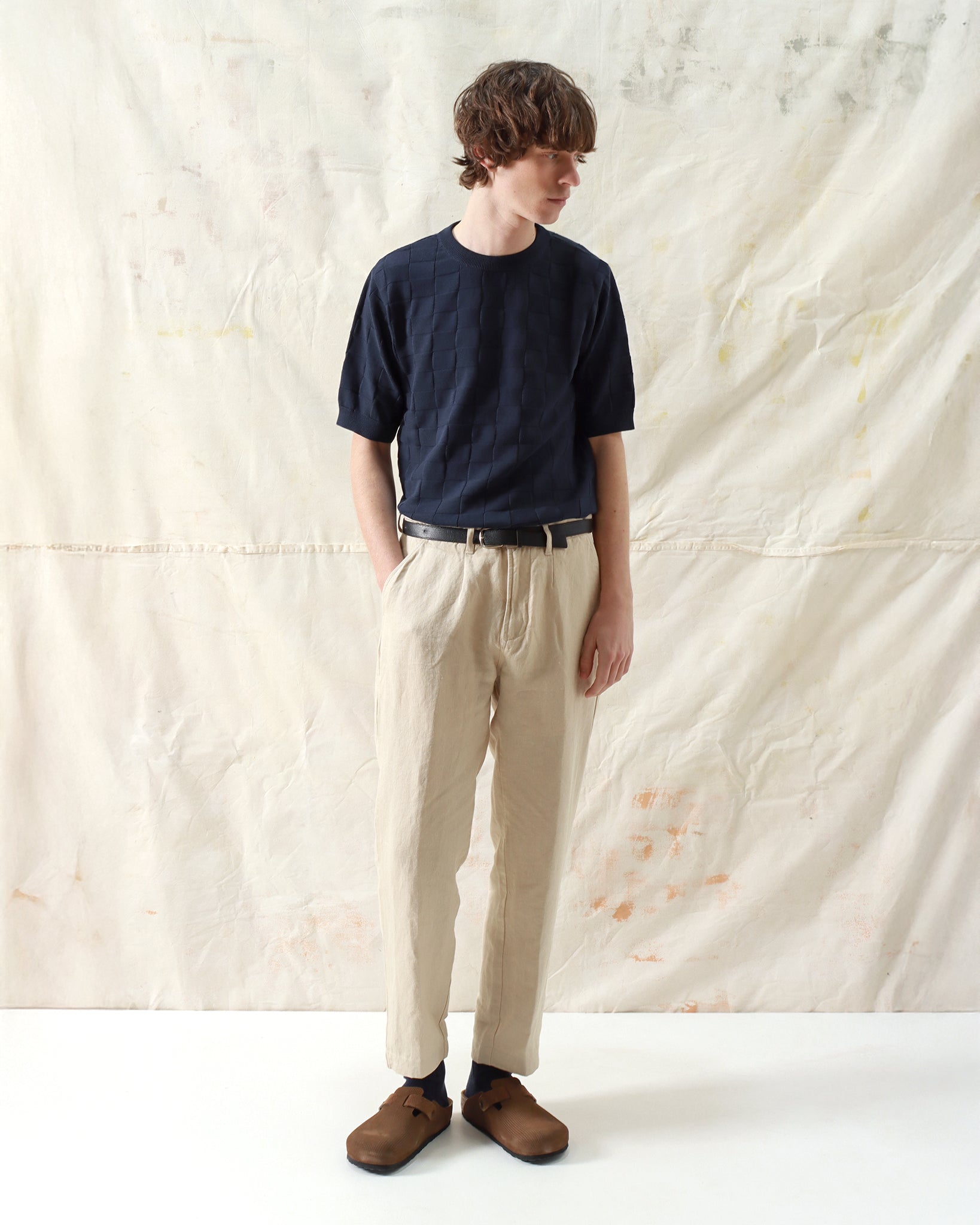 Knitted Tops · Caetano Knit Top - Navy Iris