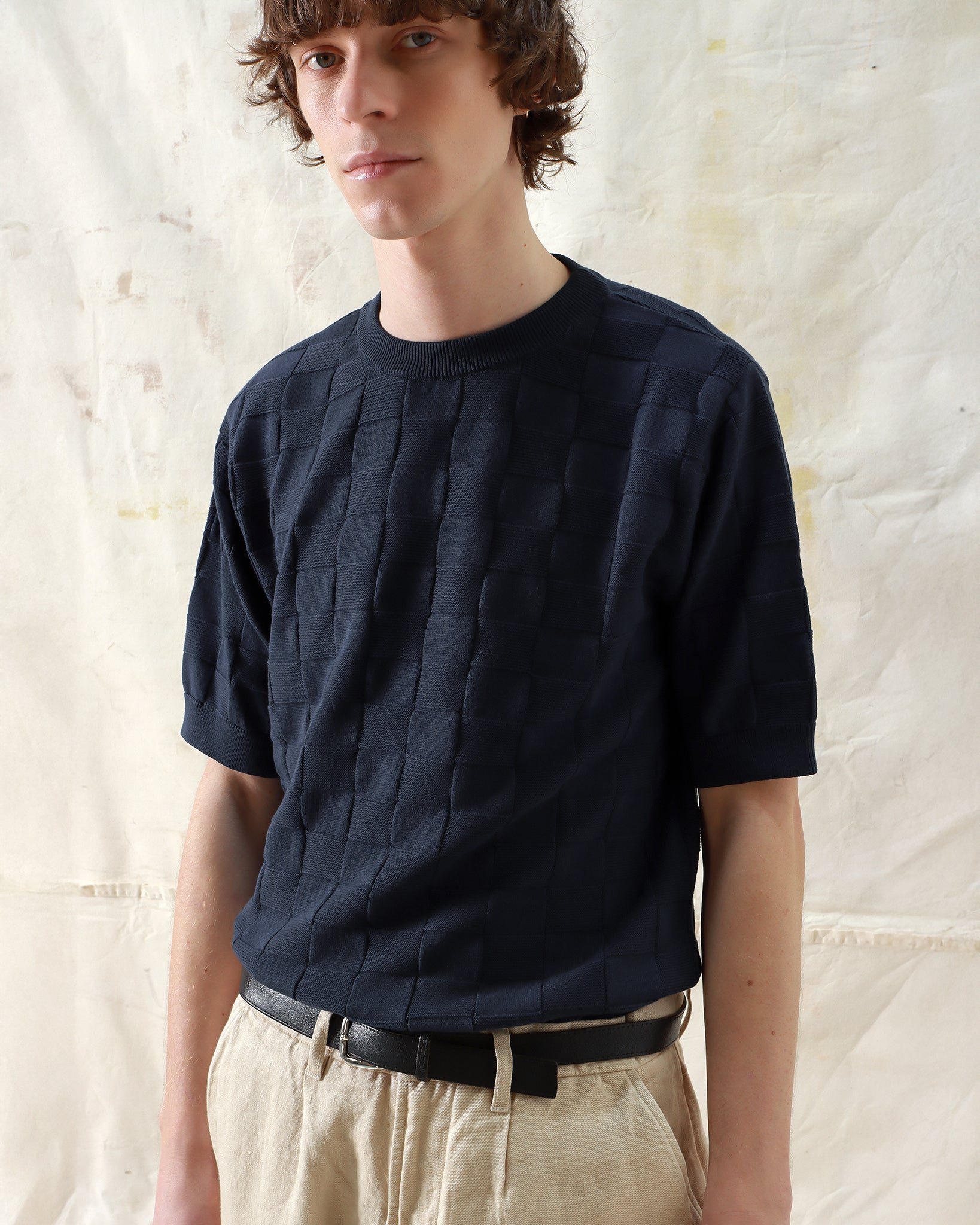 Knitted Tops · Caetano Knit Top - Navy Iris