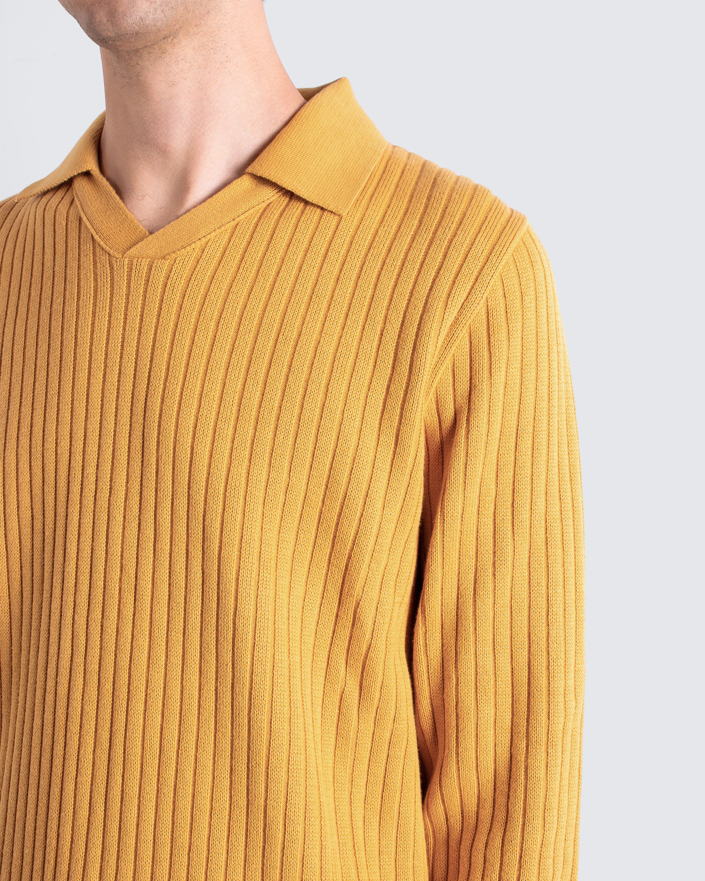 Knit Polo · Clifford Knit Polo - Yellow