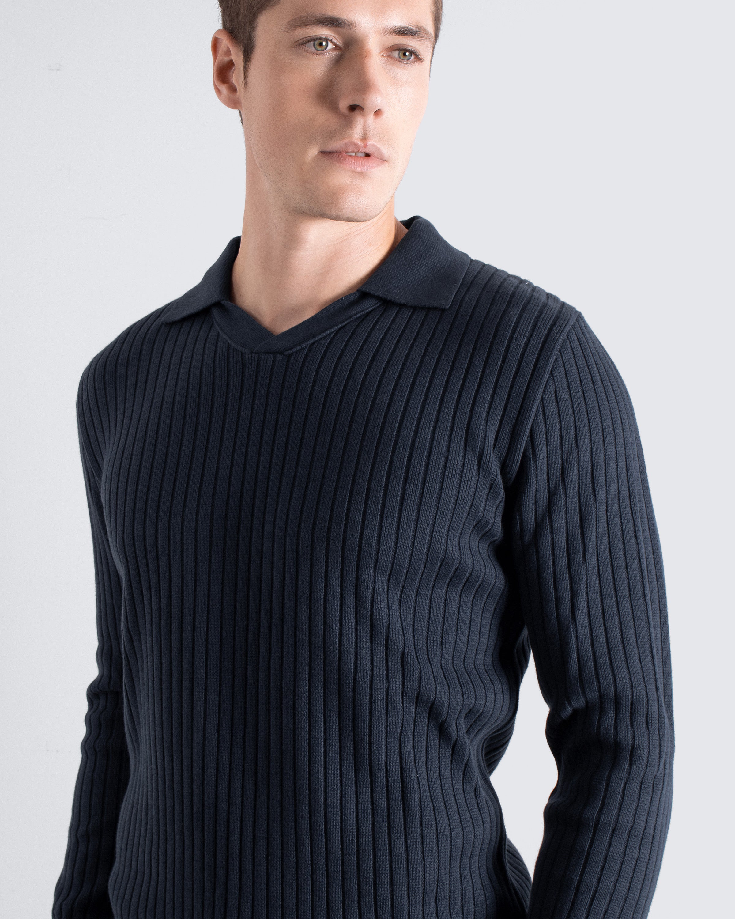 Knit Polo · Clifford Knit Polo - Navy