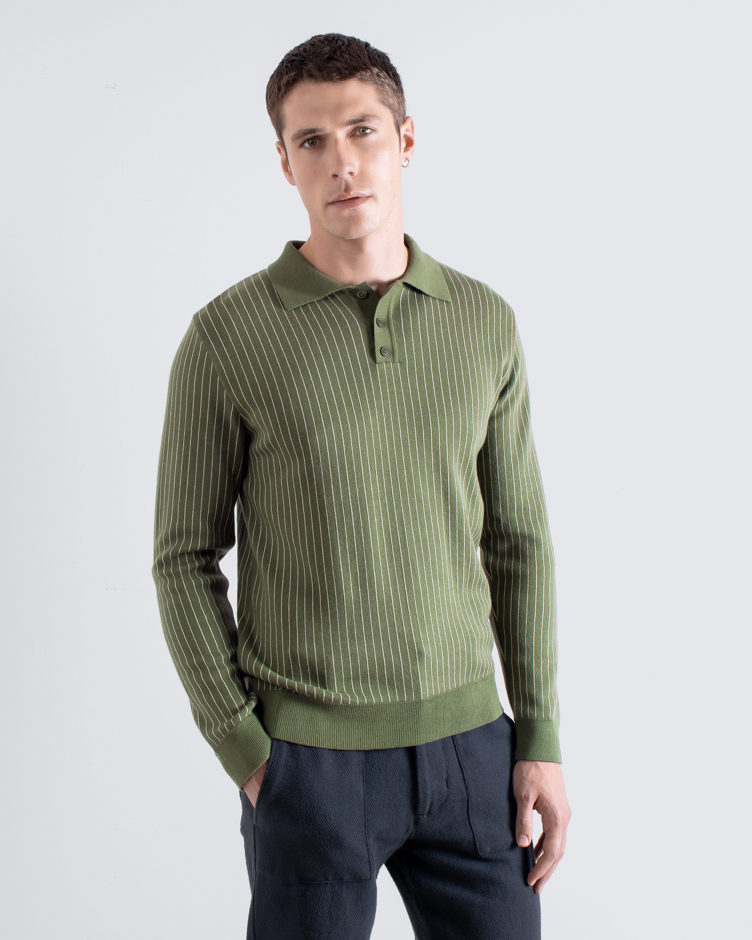Knit Polo · Benny Knit Polo - Green