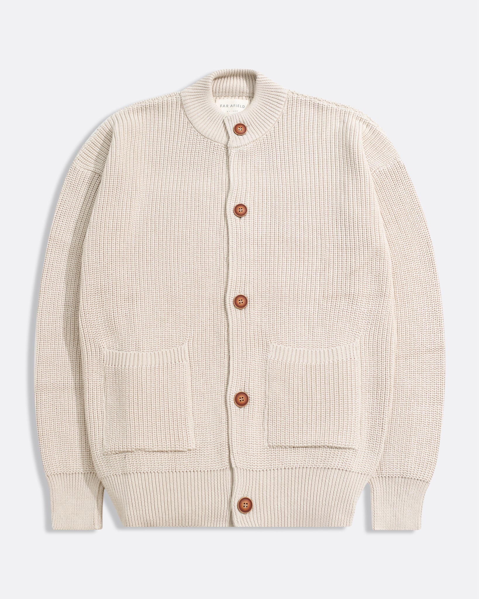 Cardigan · Albers Cardigan - Stone