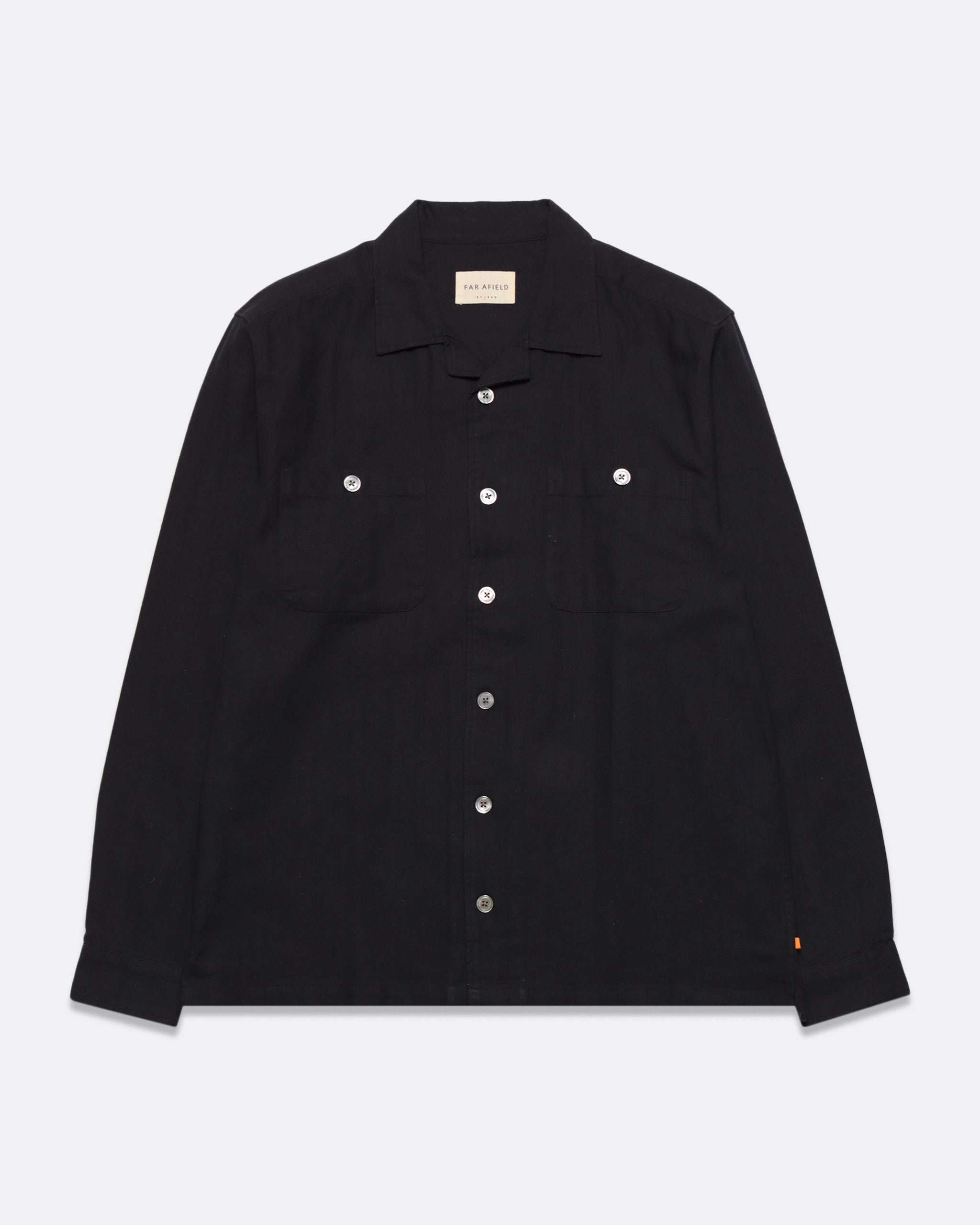 Block Colour Shirts · Hiro Shirt - Meteorite Black