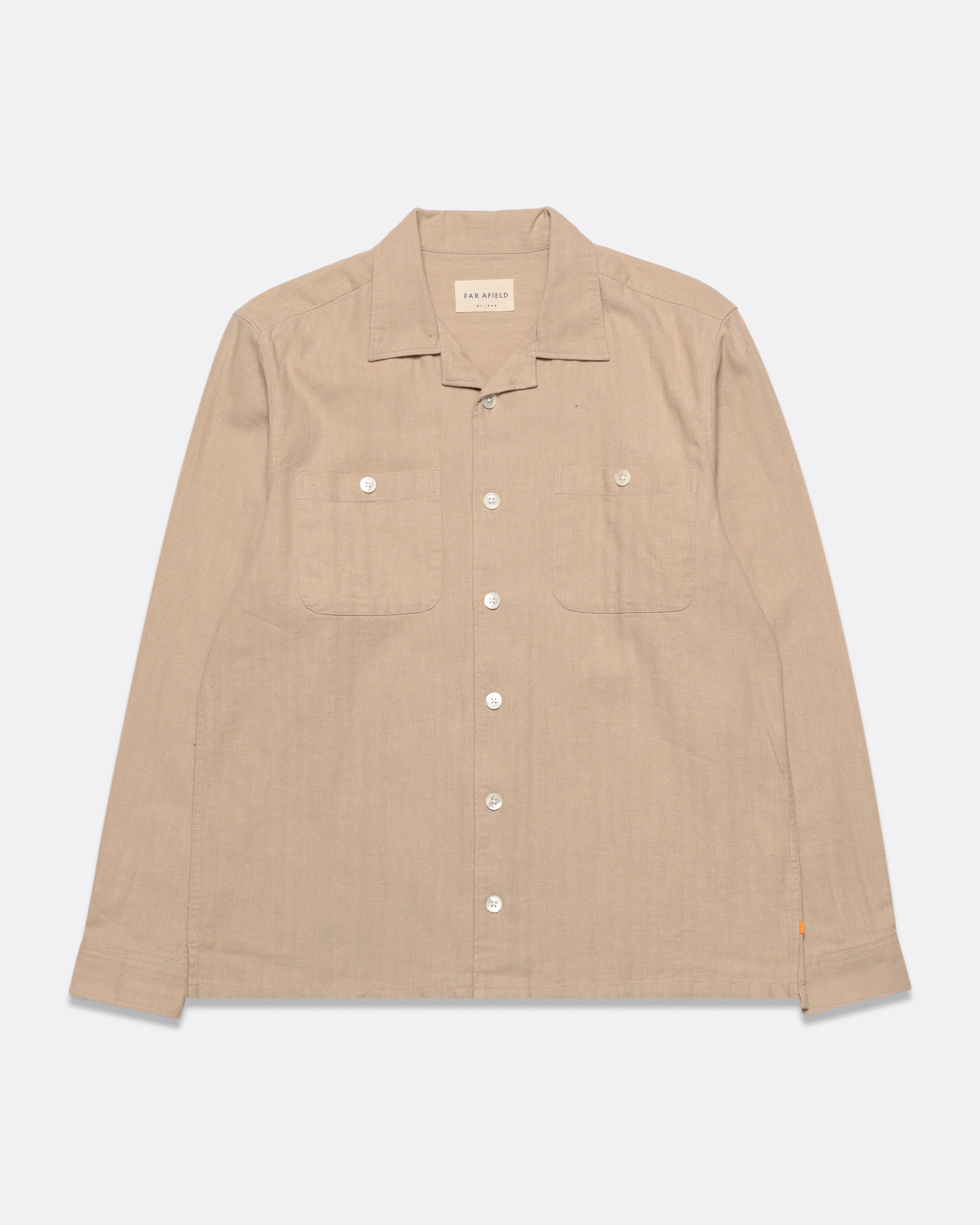 Block Colour Shirts · Hiro Shirt - Peyote Sand
