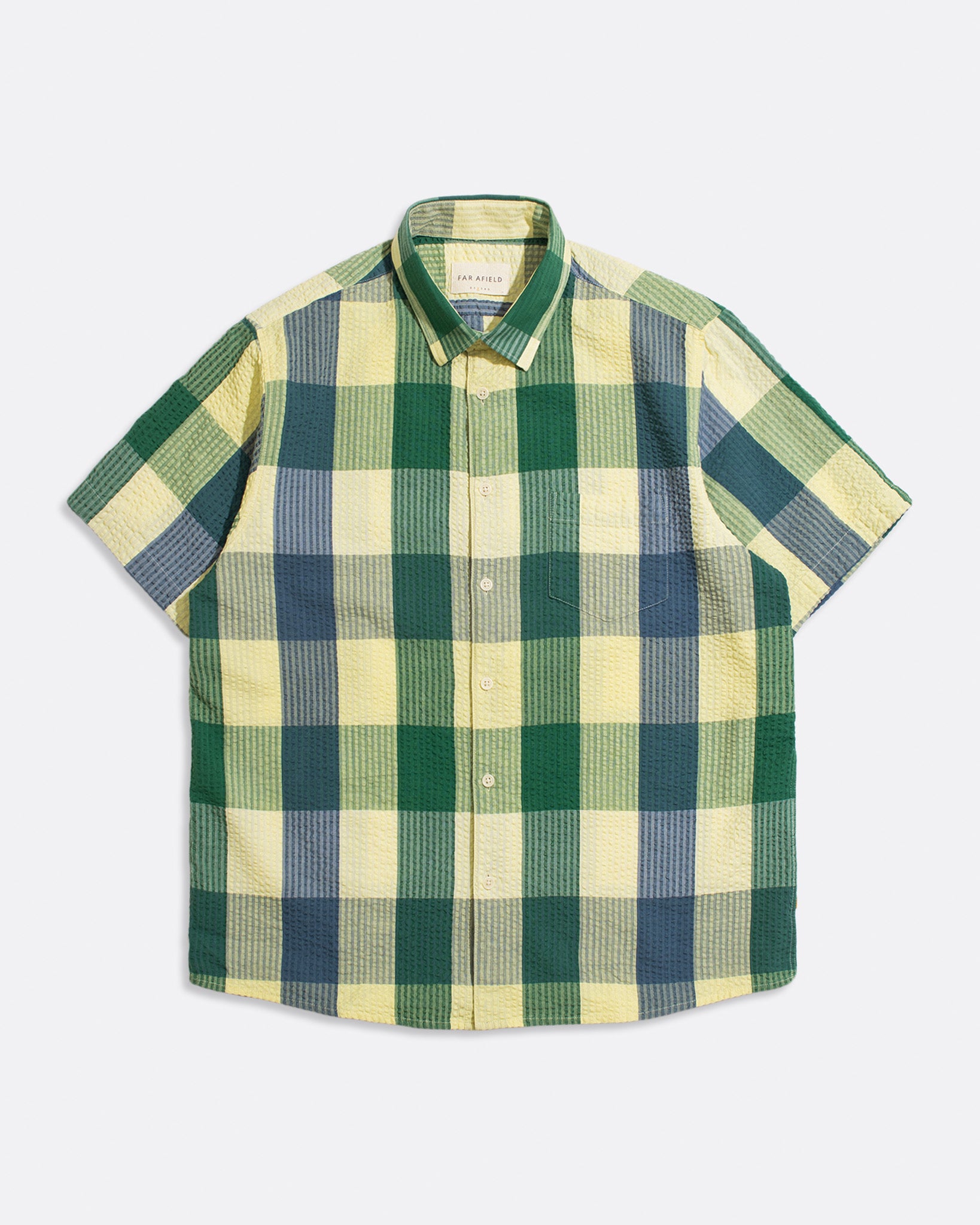 Check Shirts · Madras Check Shirt - Tropical Green