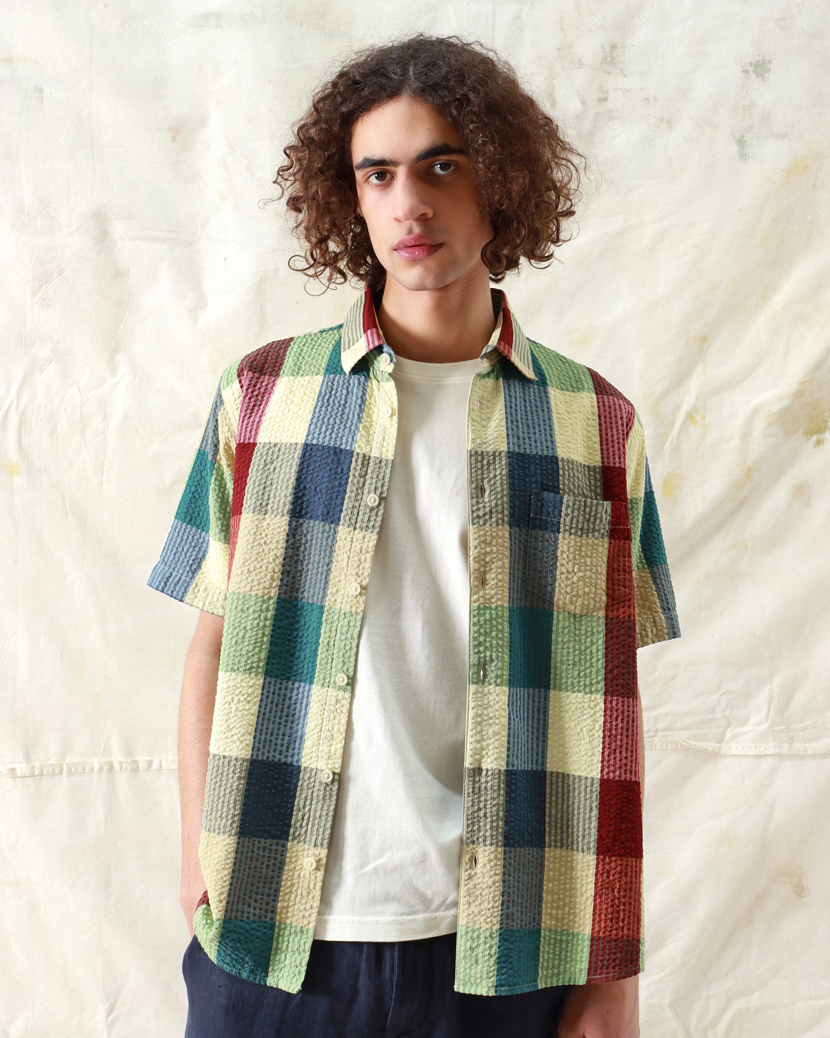 Check Shirts · Madras Check Shirt - Deep Red