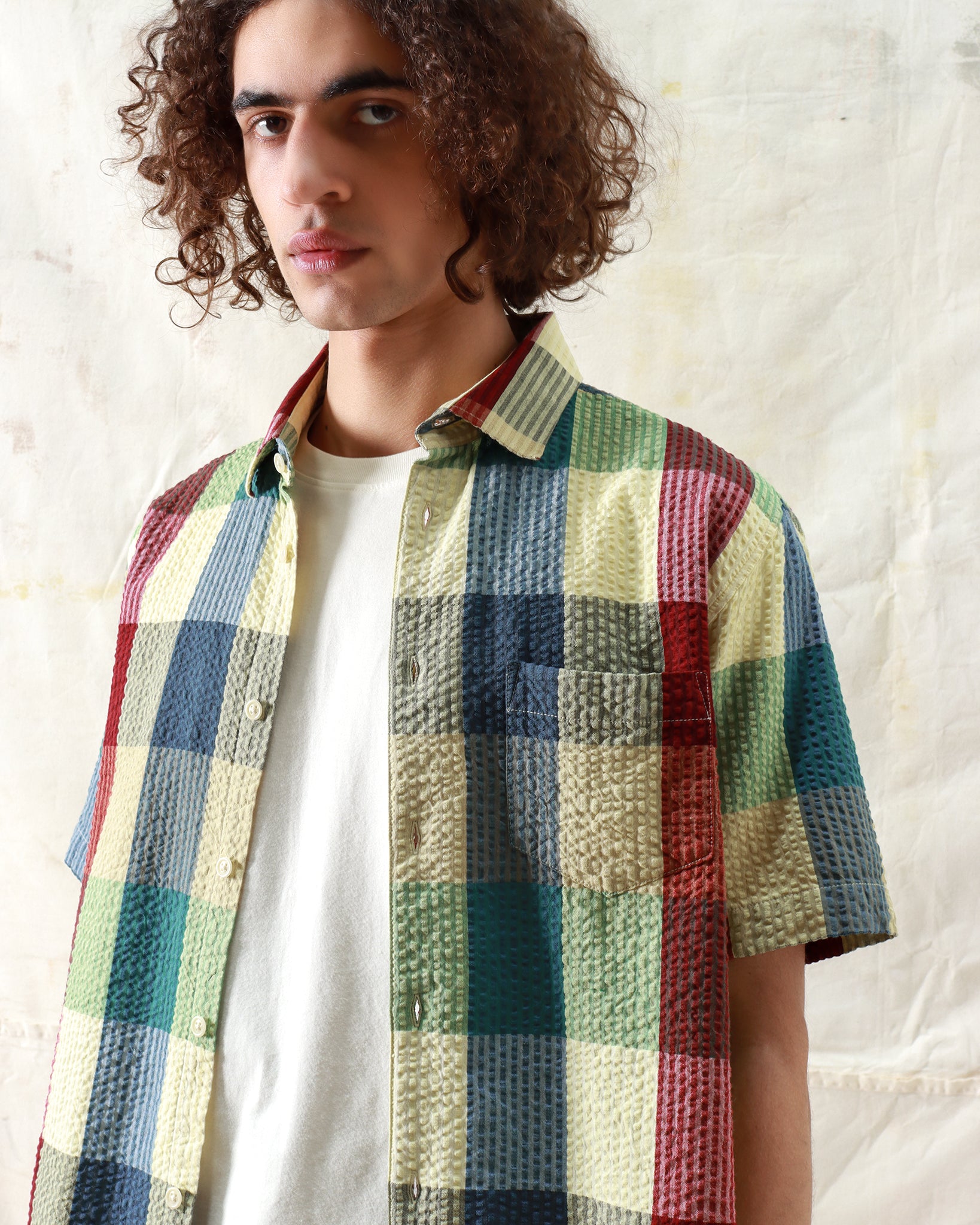 Check Shirts · Madras Check Shirt - Deep Red