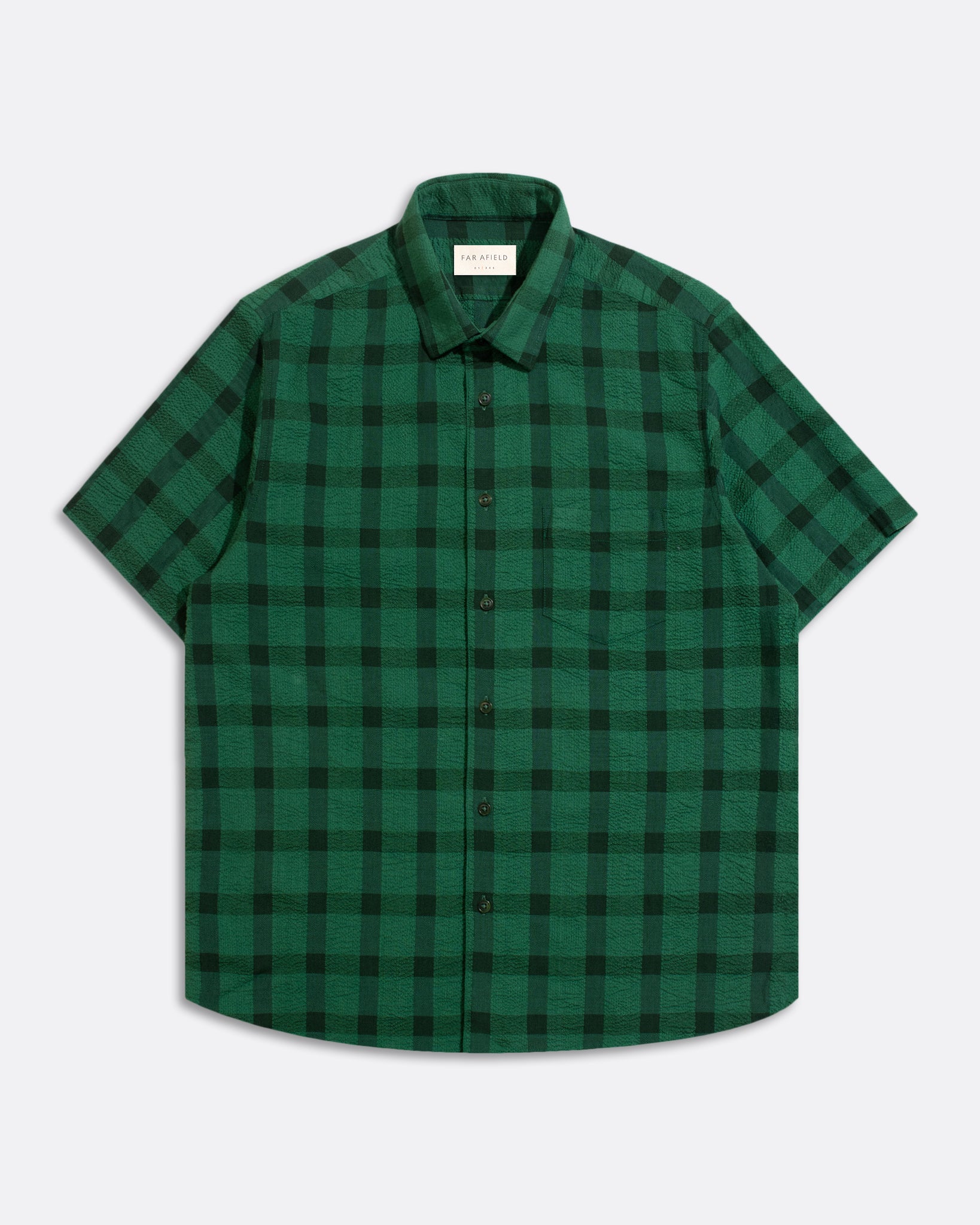 Check Shirts · Tonal Check Shirt - Tropical Green