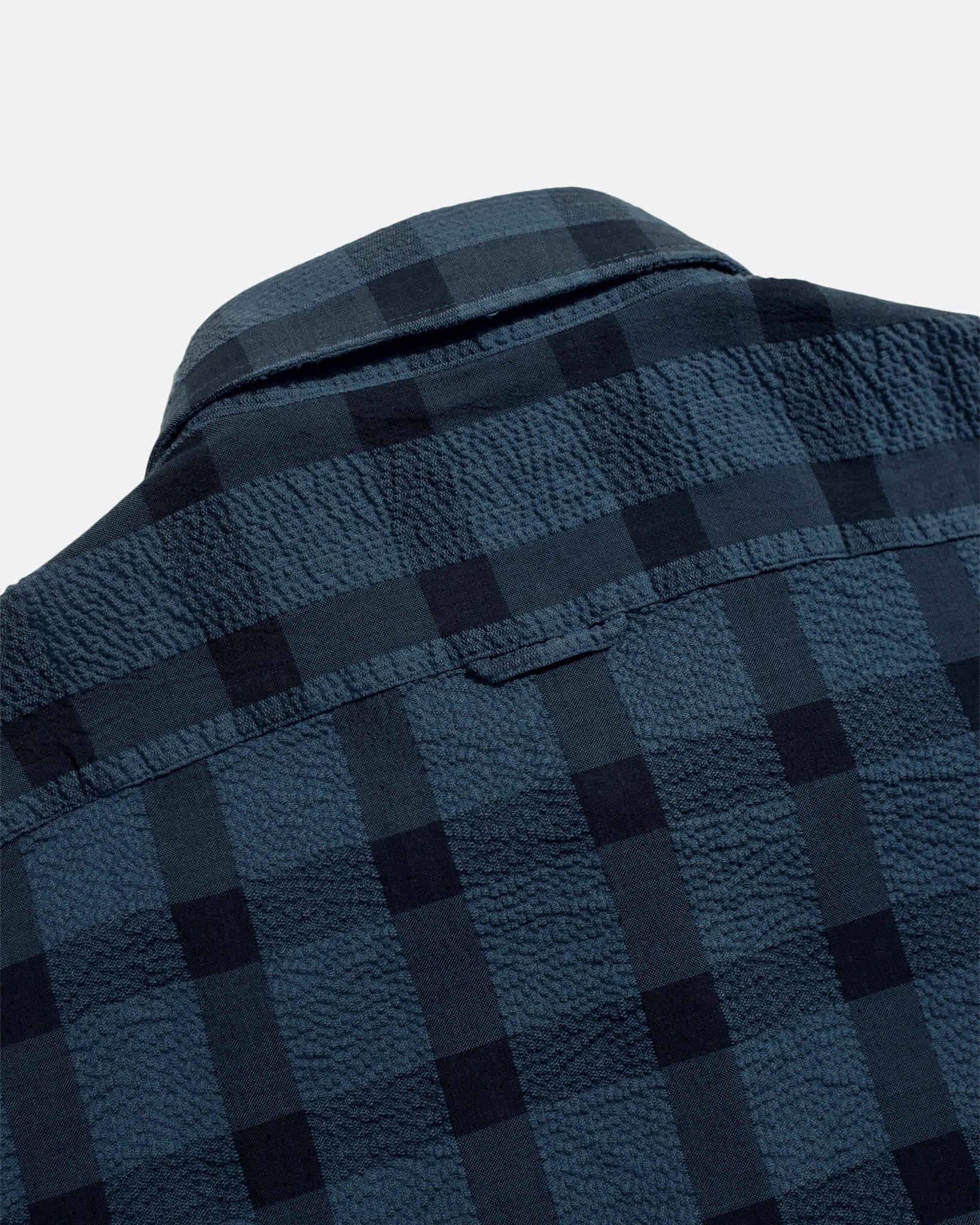 Check Shirts · Tonal Check Shirt - Navy Iris