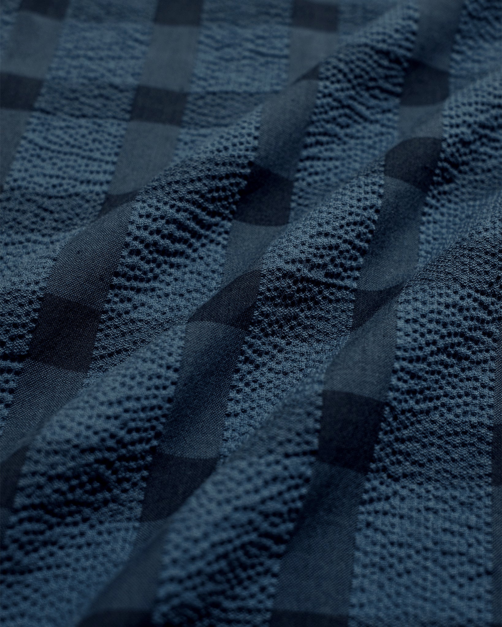 Check Shirts · Tonal Check Shirt - Navy Iris