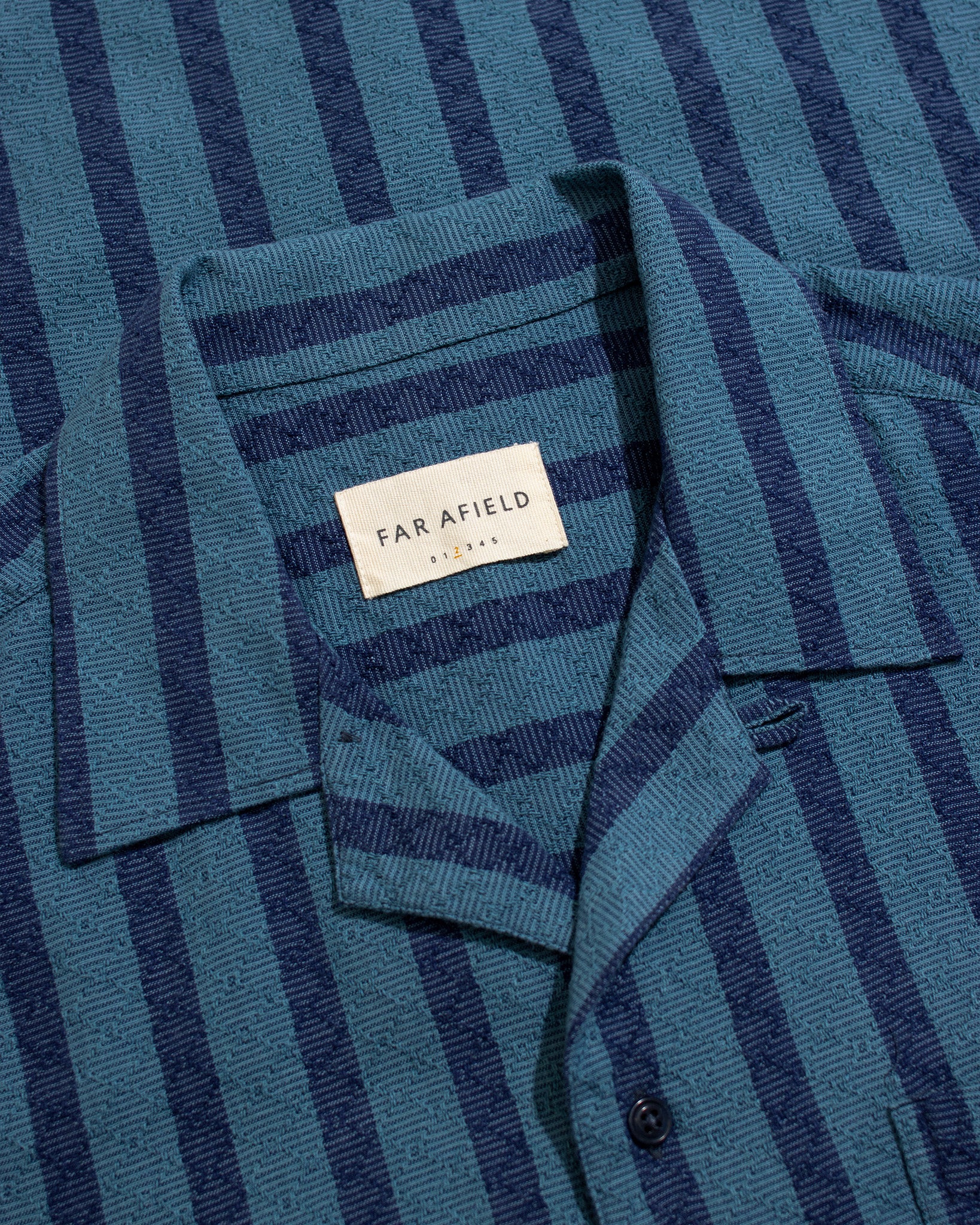 Stripe Shirts · Selleck Shirt - Dobby Stripe Aegean Blue