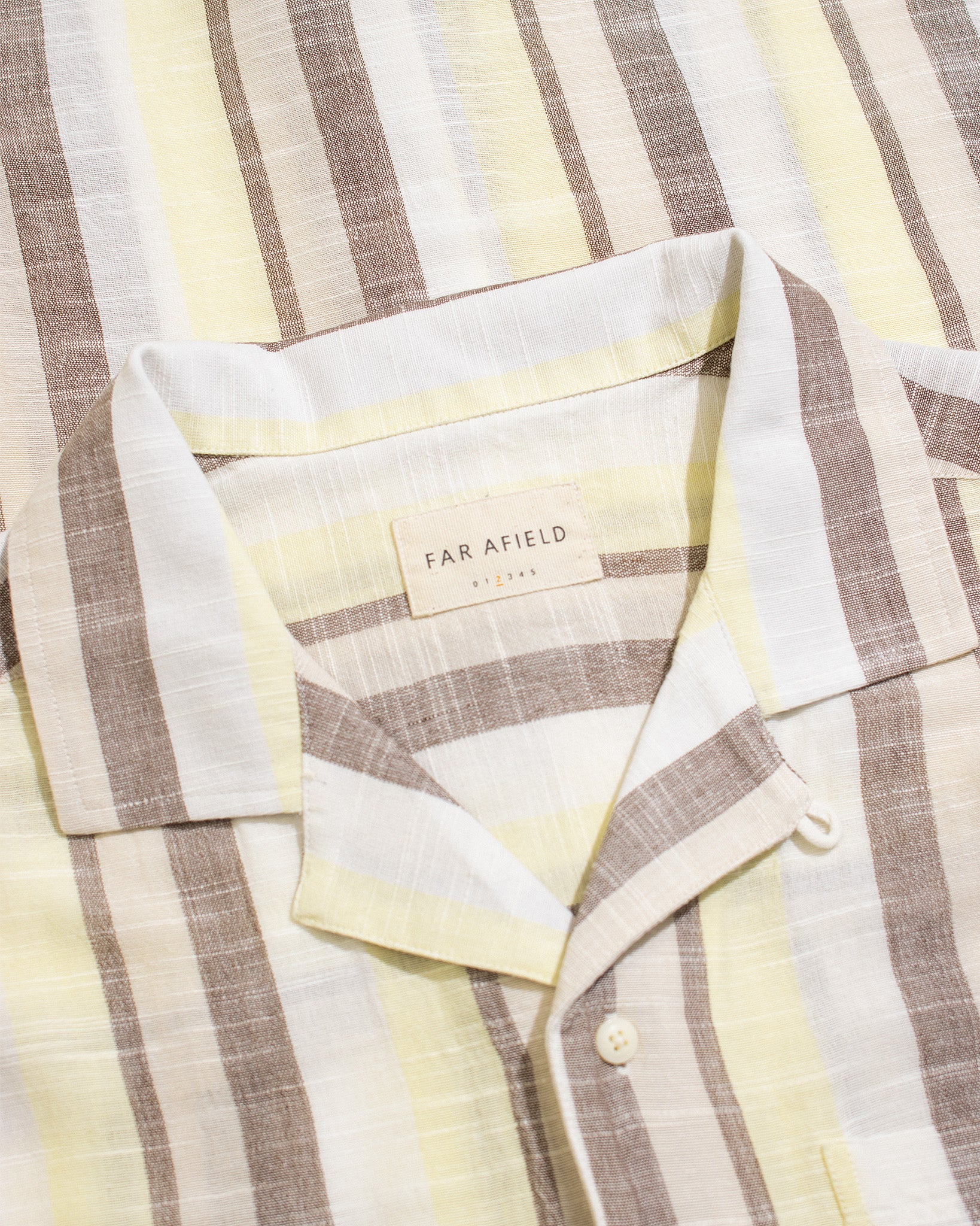 Stripe Shirts · Selleck Shirt - Slub Stripe Dusk Yellow
