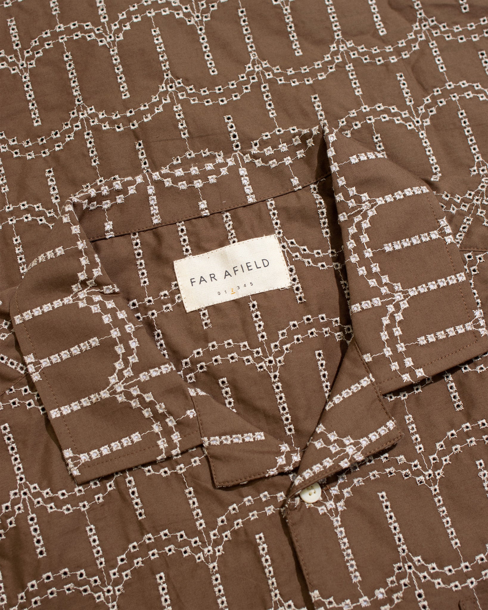 Patterned Shirts · Stachio Shirt - Palm Tree Dark Brown