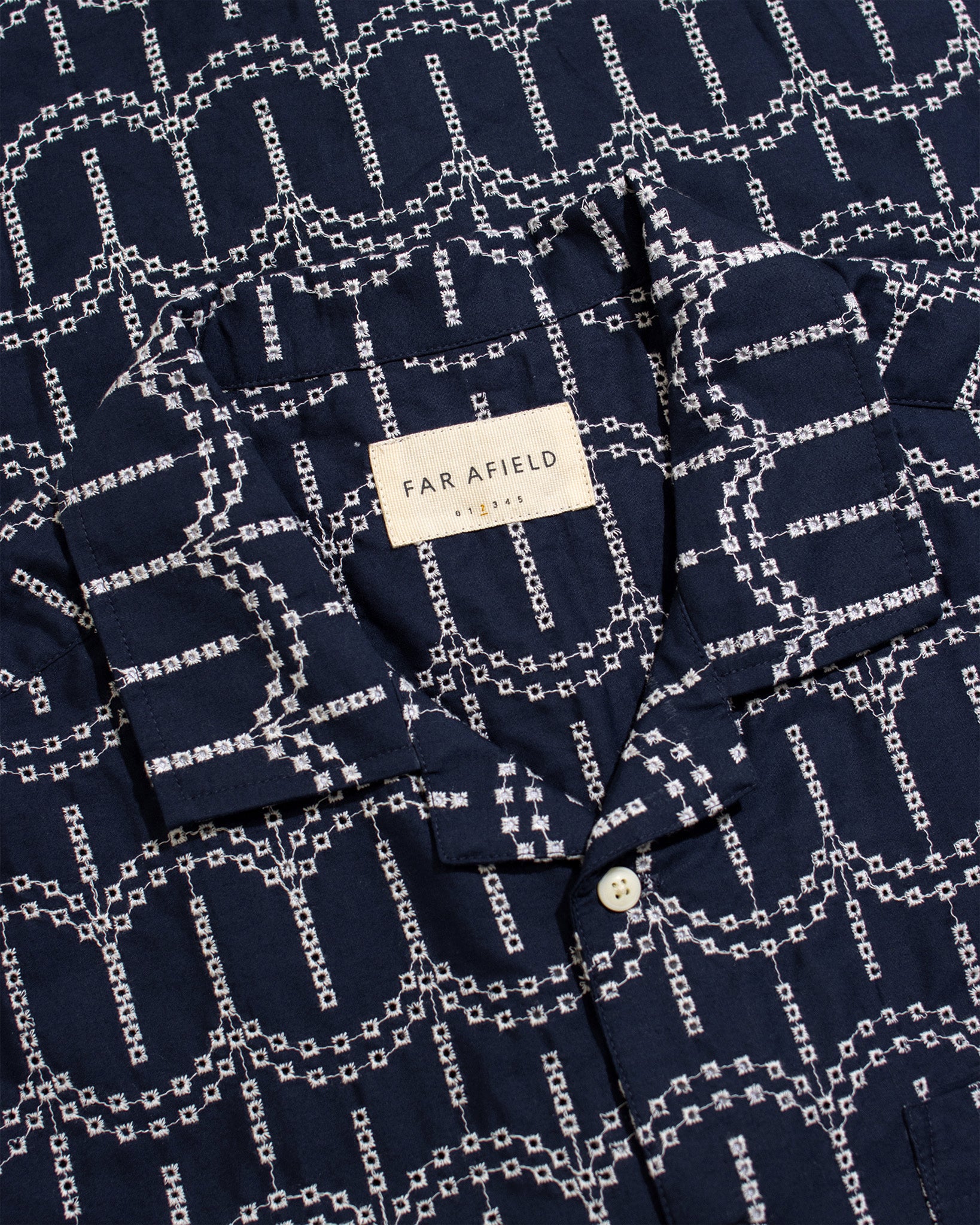 Patterned Shirts · Stachio Shirt - Palm Tree Navy Iris