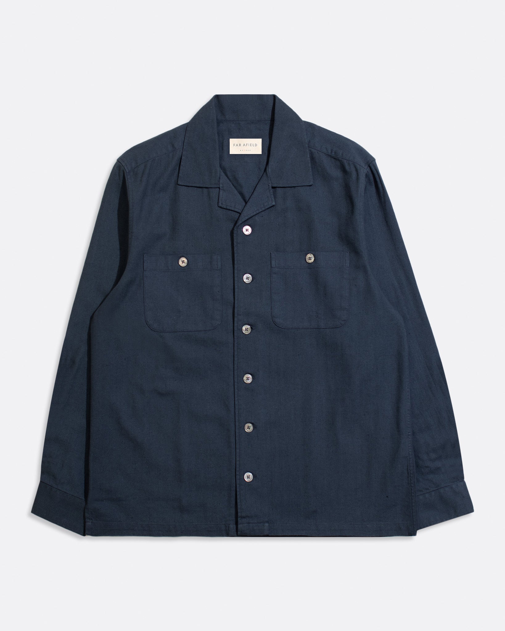 Block Colour Shirts · Hiro Shirt - Navy Iris