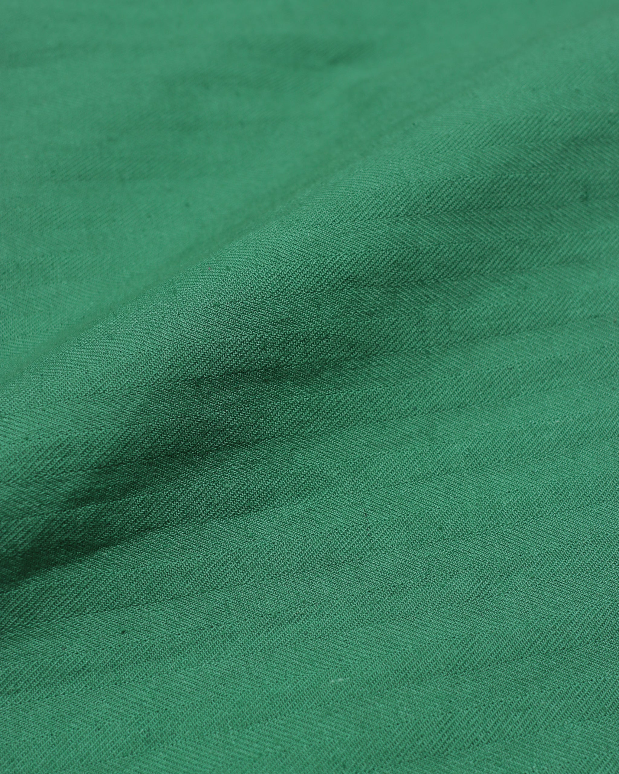 Cropped Shorts · House Shorts - Green Herringbone Twill