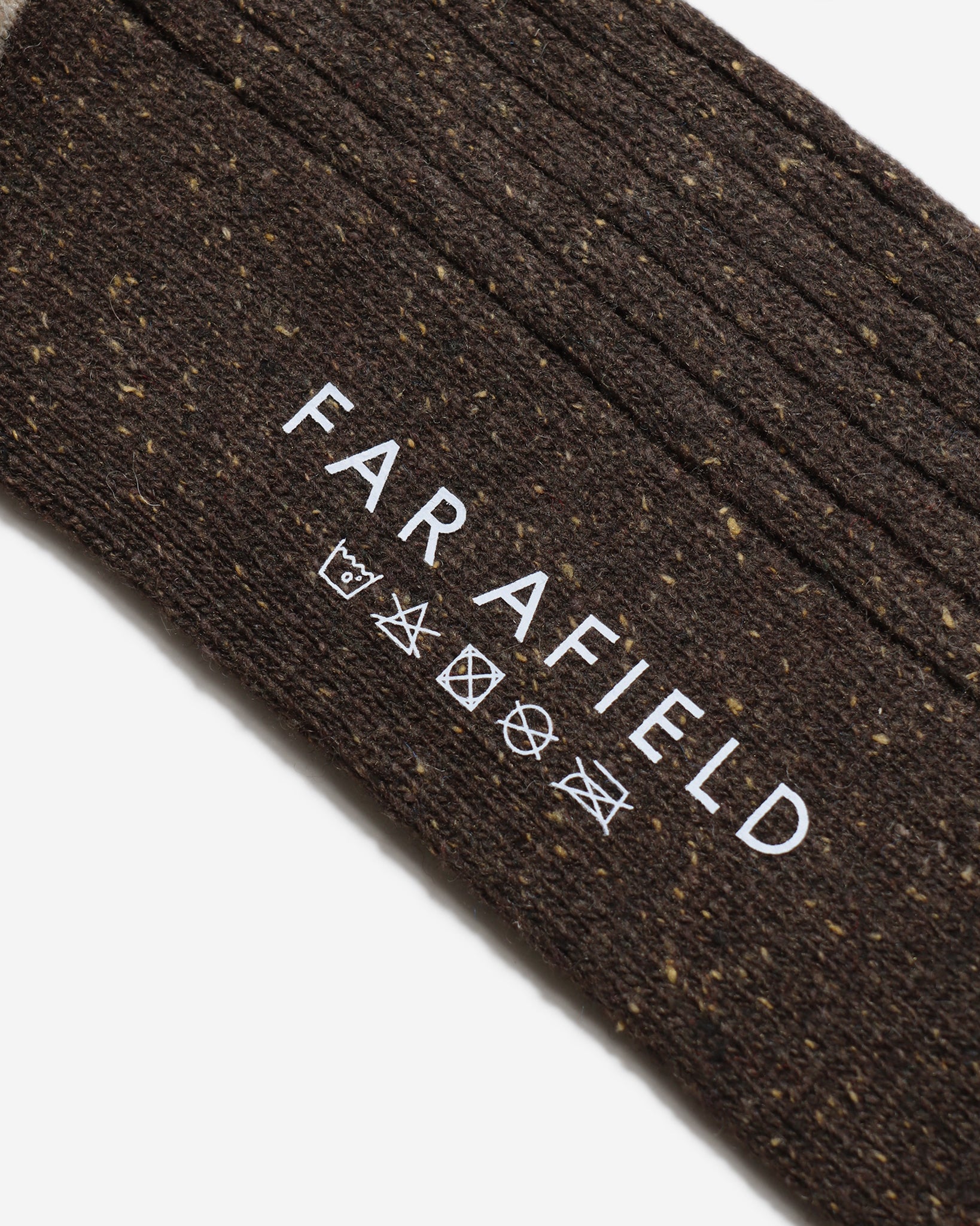 Block Colour Socks · Neppy Socks - Slate Brown