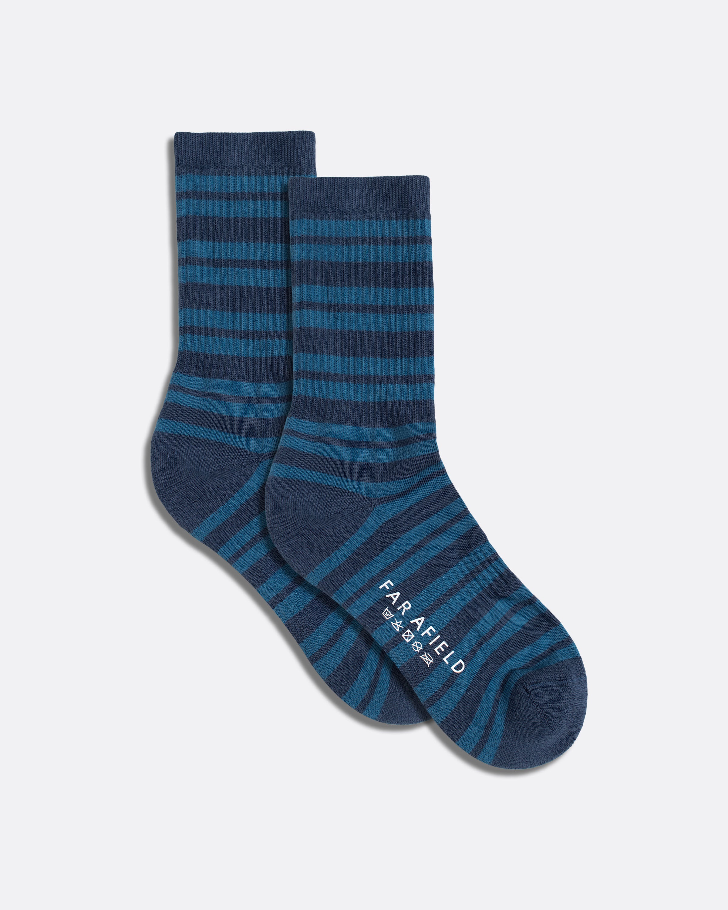 Stripe Socks · Ribbed Stripe Socks - Navy