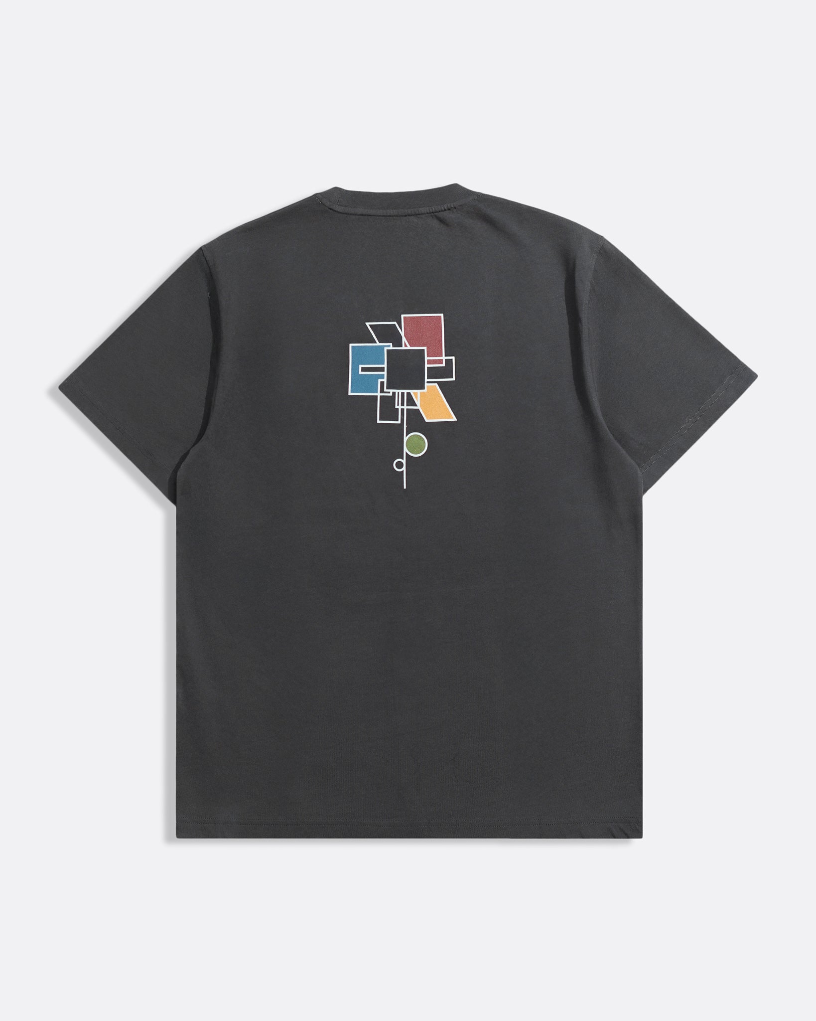 Short Sleeve T-Shirts · Abstract Flower Print T-Shirt - Grey