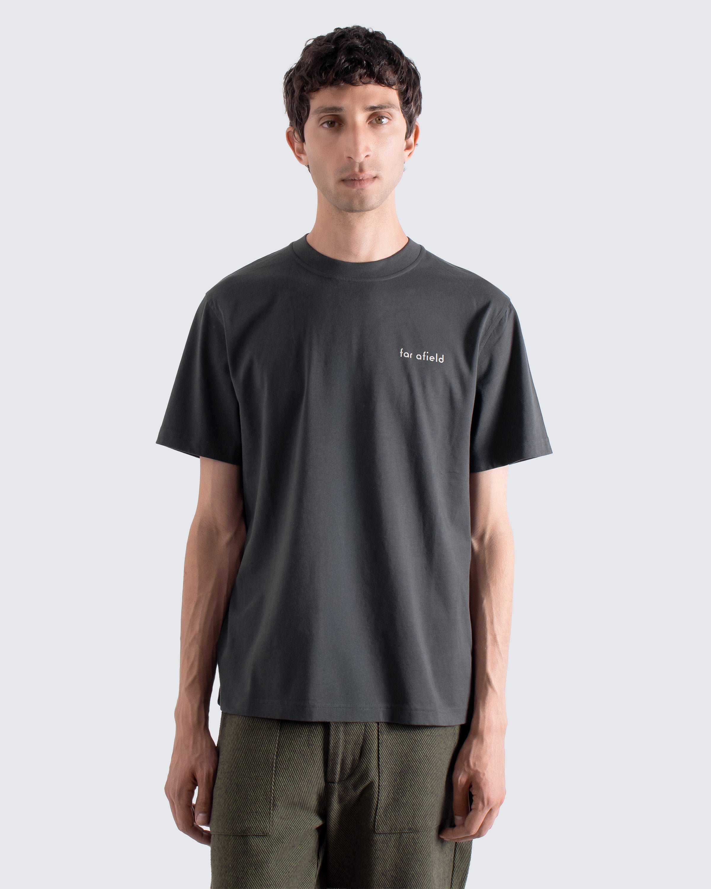 Short Sleeve T-Shirts · Abstract Flower Print T-Shirt - Grey