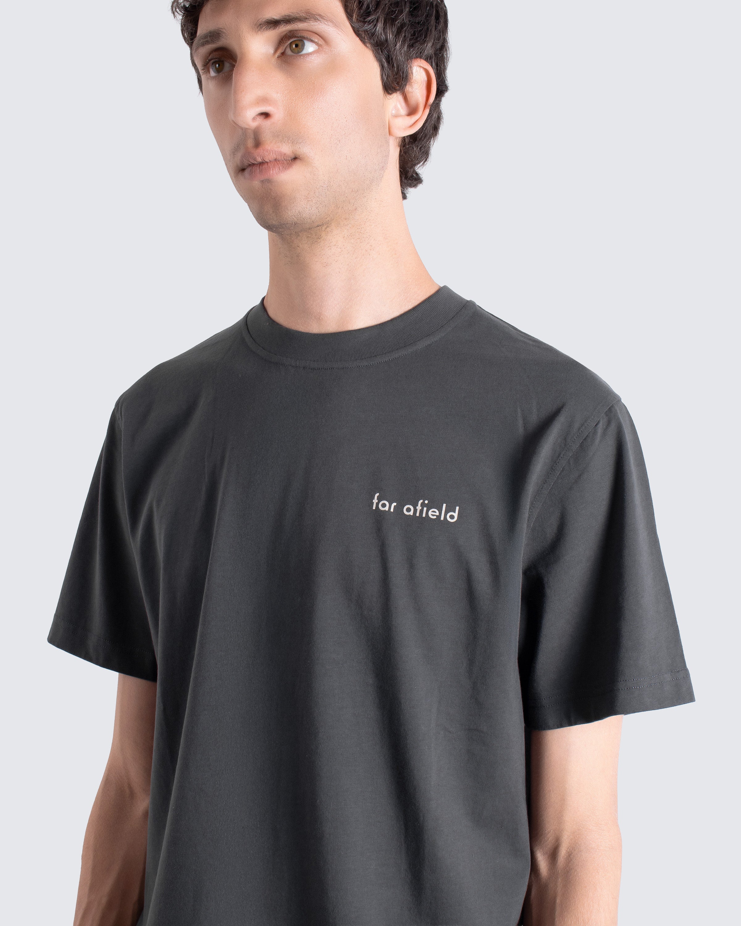 Short Sleeve T-Shirts · Abstract Flower Print T-Shirt - Grey