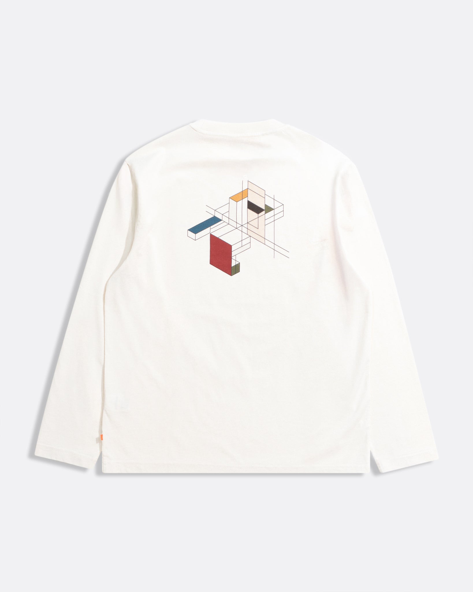 Long Sleeve T-Shirts · Architect Print T-Shirt - White