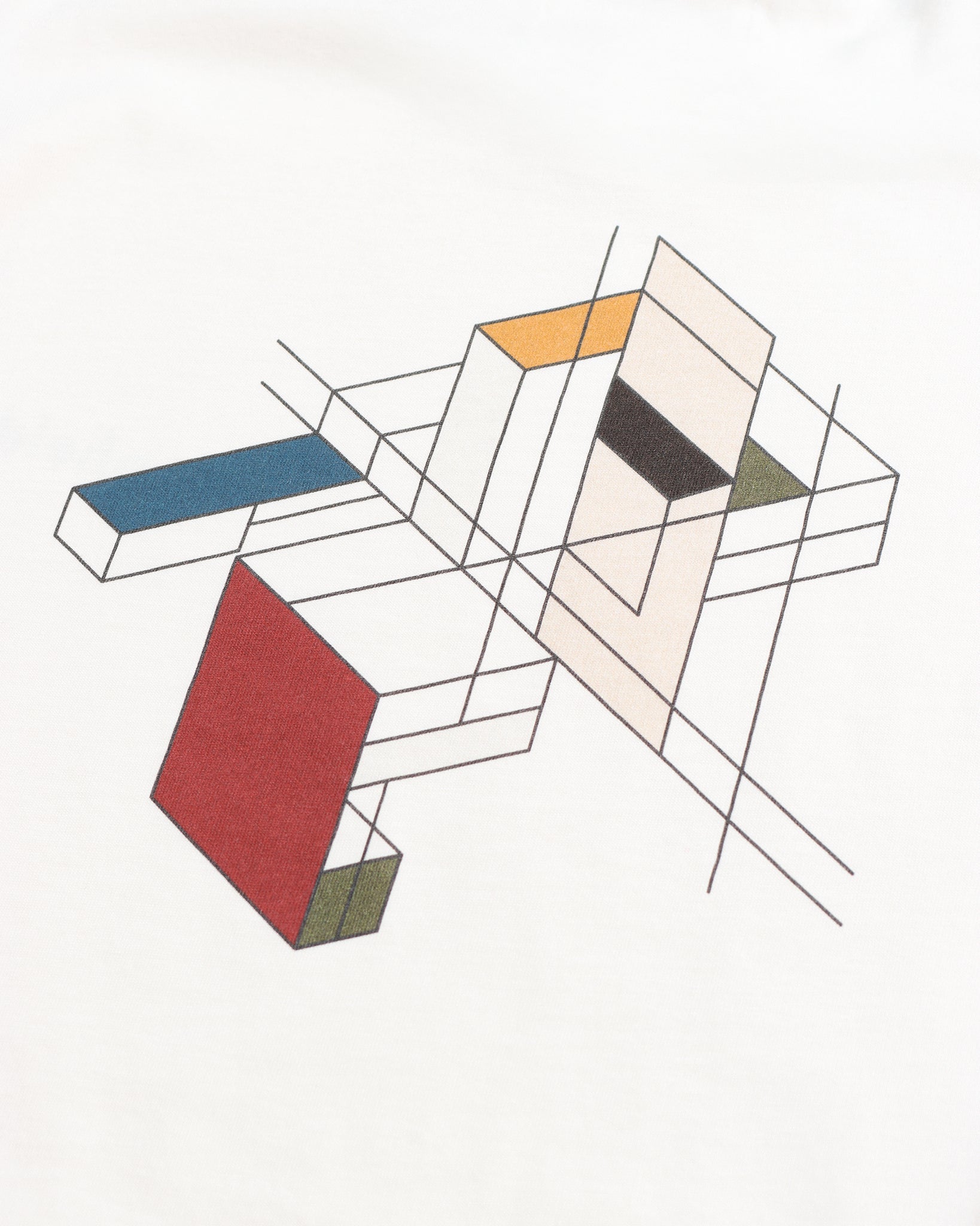 Long Sleeve T-Shirts · Architect Print T-Shirt - White