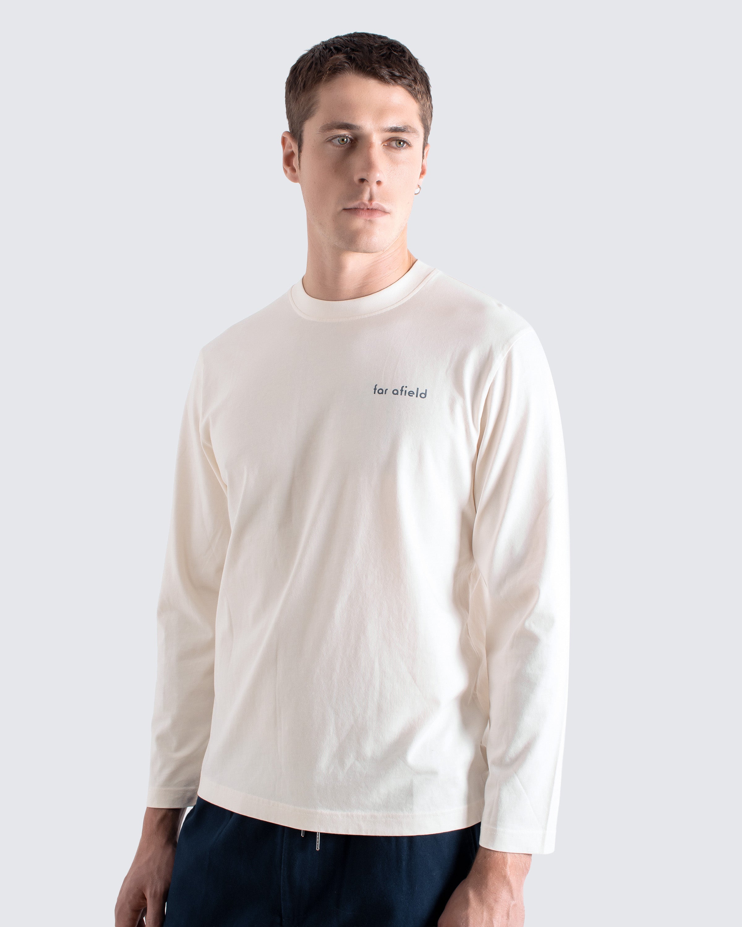 Long Sleeve T-Shirts · Architect Print T-Shirt - White