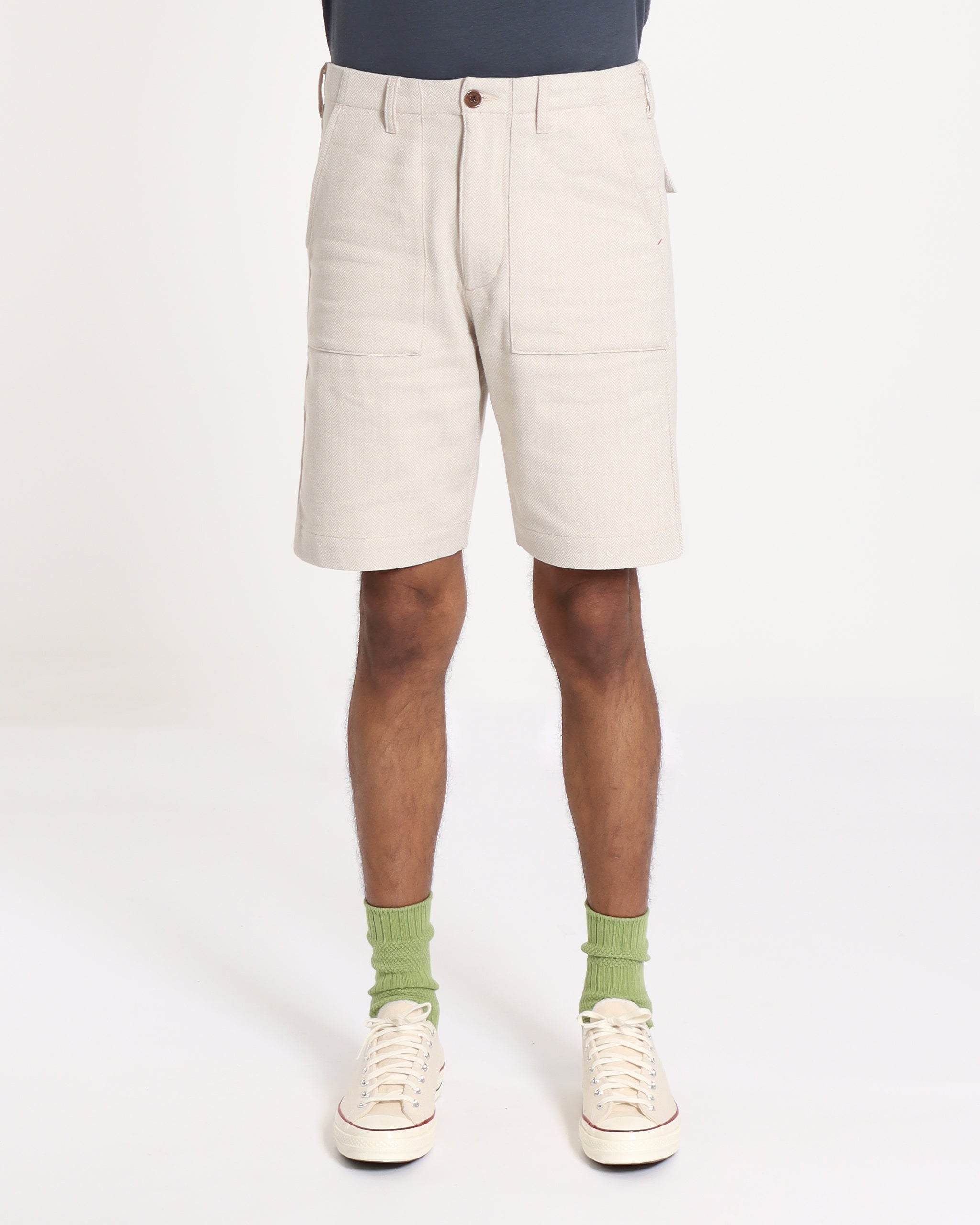 Knee-length Shorts · Coup Short - Herringbone Sand