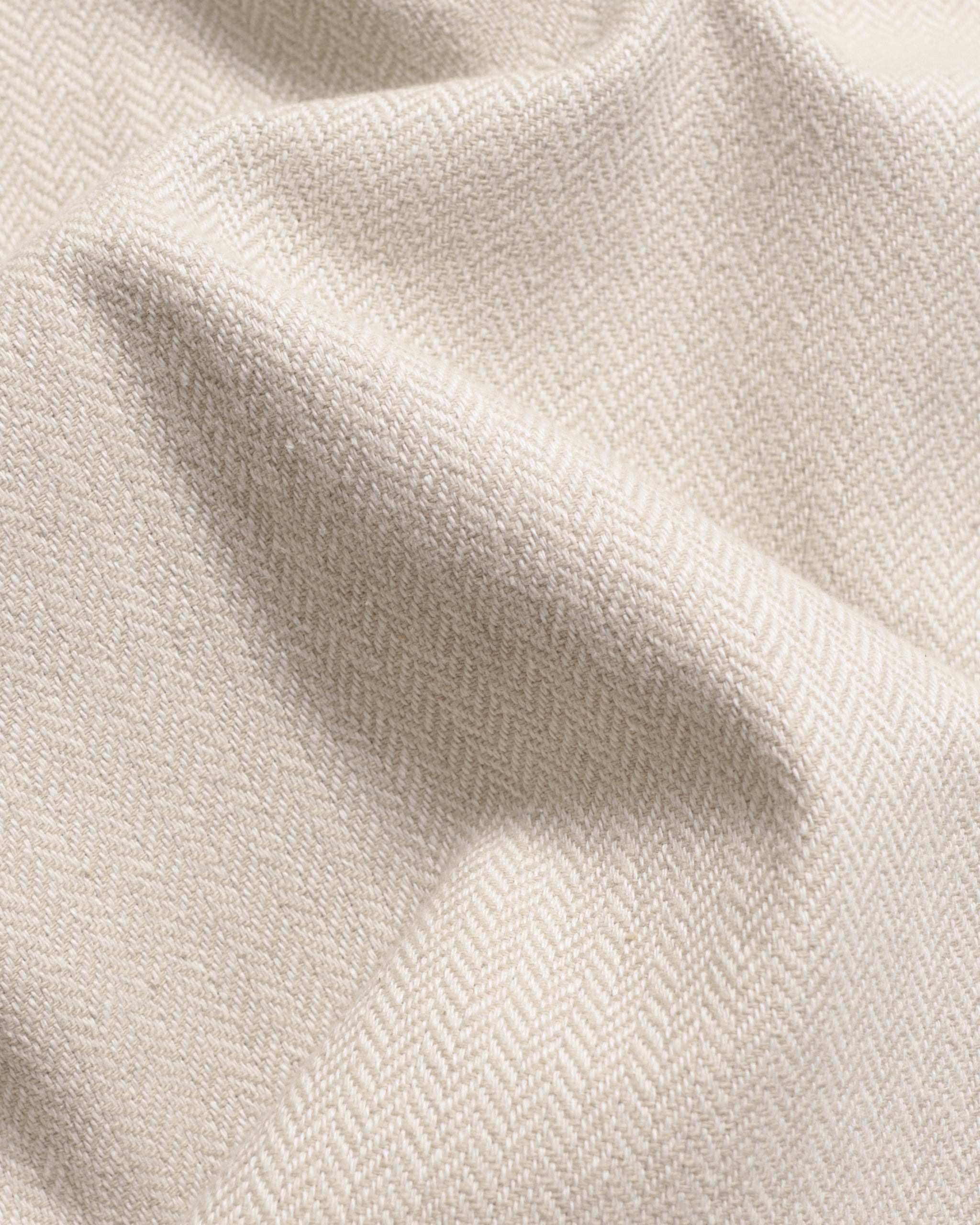 Straight Leg Trousers · Coup Trouser - Herringbone Sand