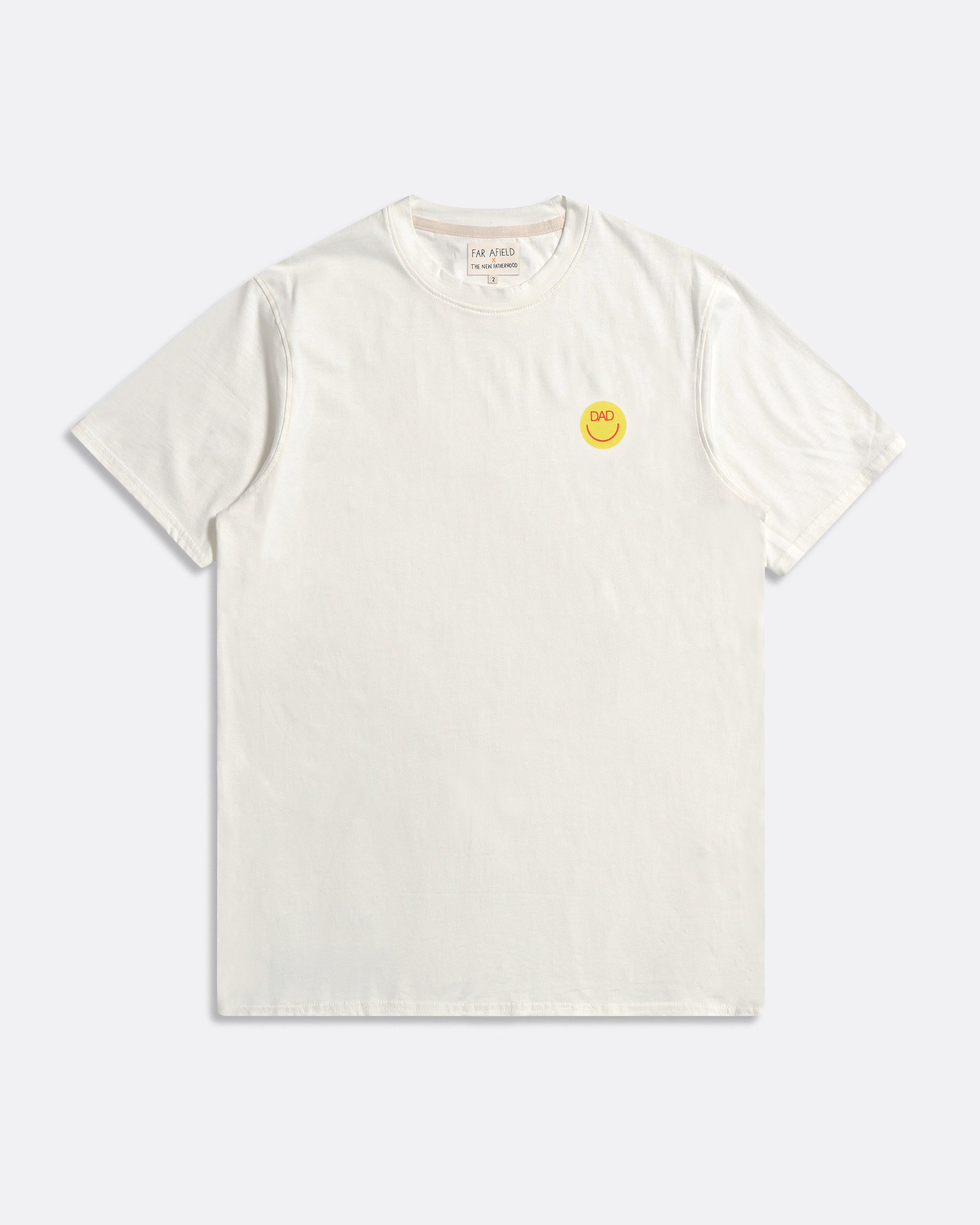 Graphic T-Shirts · Dad Energy Swirl Print T-Shirt - White