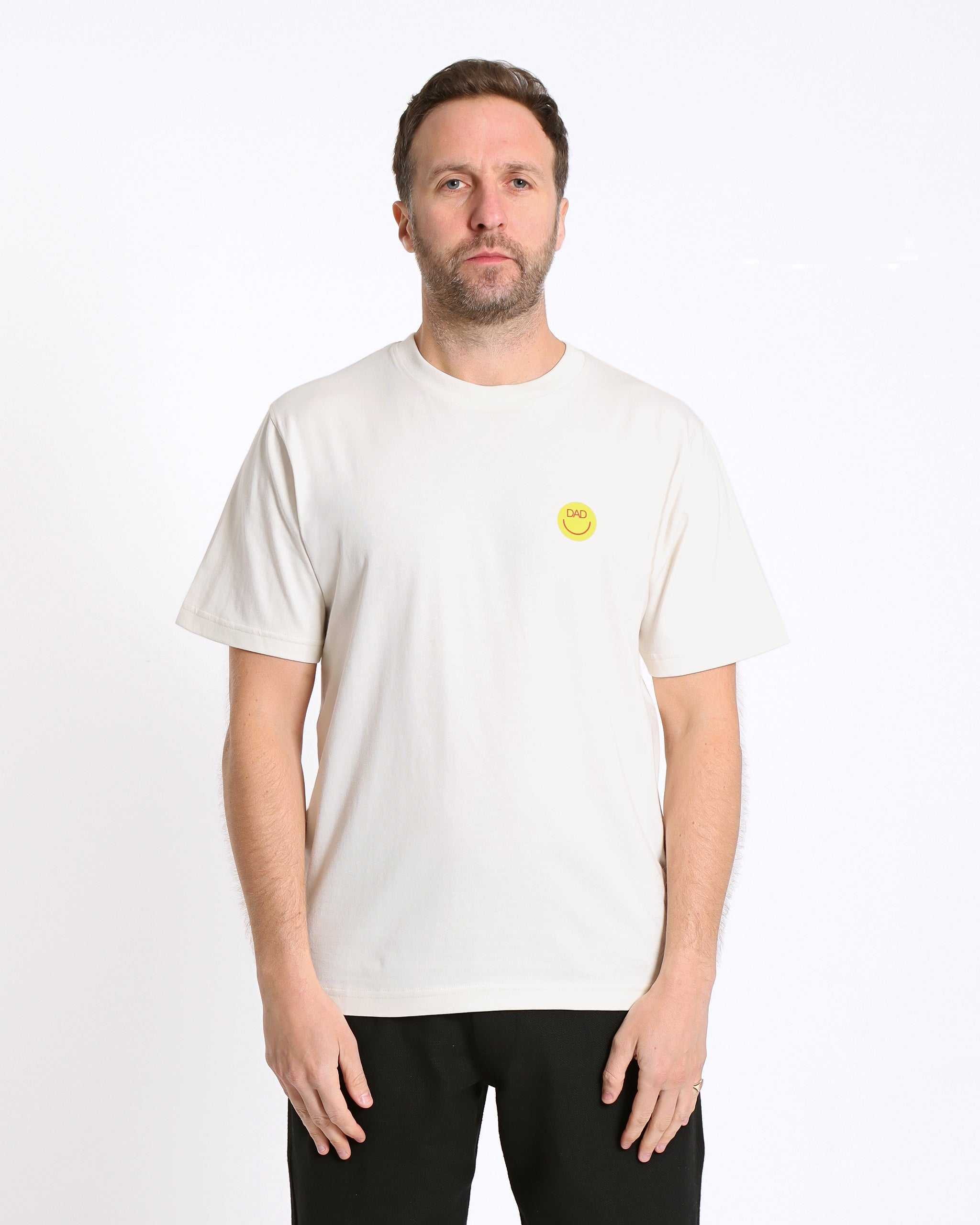 Graphic T-Shirts · Dad Energy Swirl Print T-Shirt - White