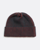 Beanie · Ribbed Knit Beanie - Red