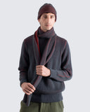 Beanie · Ribbed Knit Beanie - Red