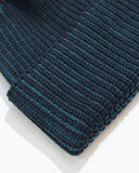 Beanie · Ribbed Knit Beanie - Blue
