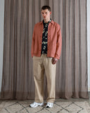 Overshirts · Bisset Jacket - Pink Textured Weave