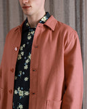 Overshirts · Bisset Jacket - Pink Textured Weave