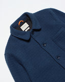 Jackets · Station Jacket - Insignia Blue Textured Jacquard