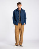 Jackets · Station Jacket - Insignia Blue Textured Jacquard