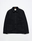 Jackets · Station Jacket - Black Textured Jacquard