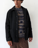 Jackets · Station Jacket - Black Textured Jacquard