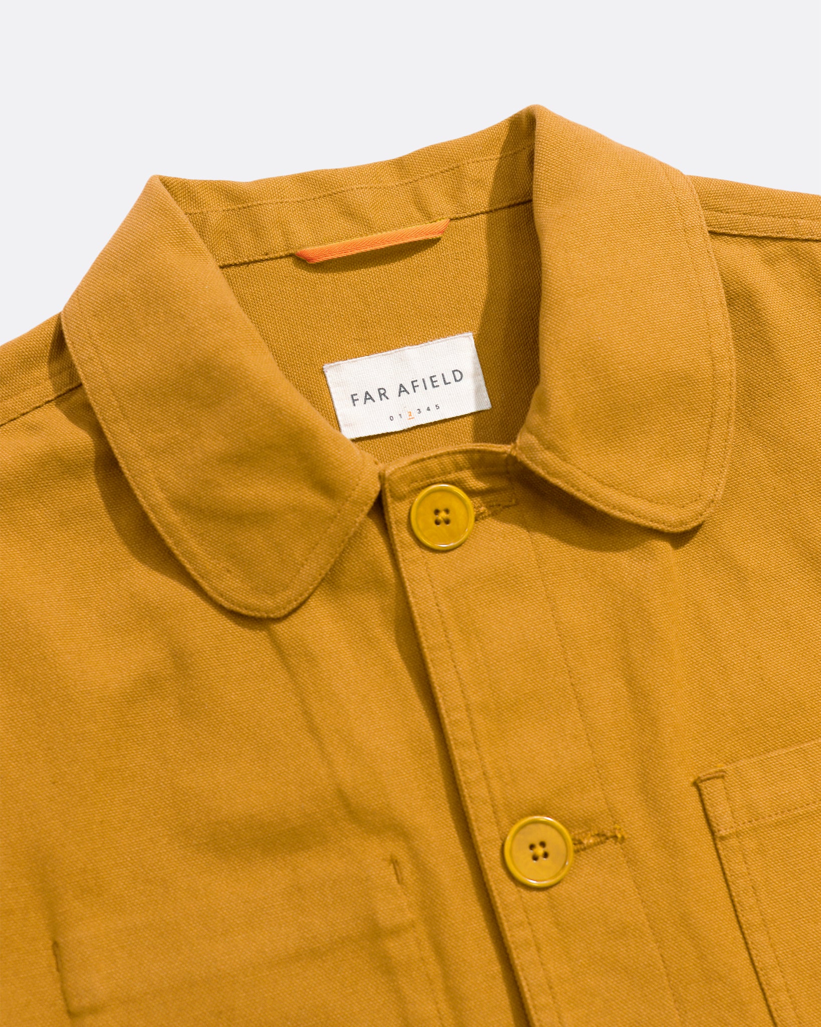 Station Jacket – Yellow Canvas Chore Coat | Far Afield